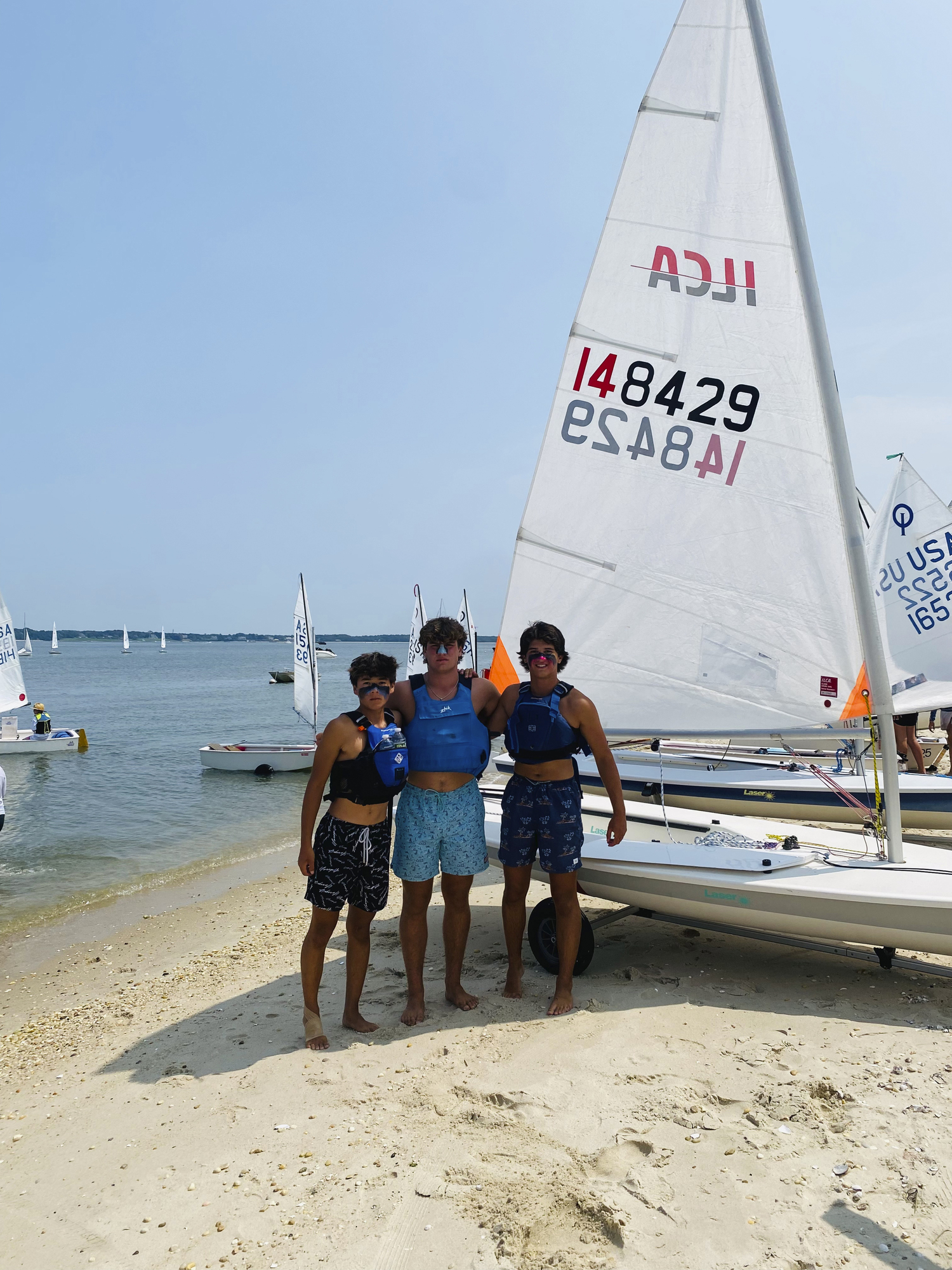 Southold Yacht Club hosted this year's PGJSA Championships on Thursday, August 15.   COURTESY SOUTHOLD YACHT CLUB