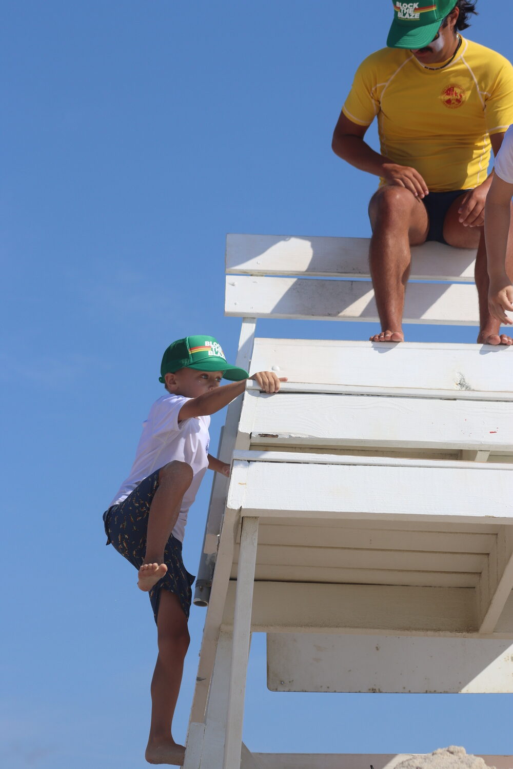 Sebastian Riley of East Quogue in the Nippers competition. CAILIN RILEY