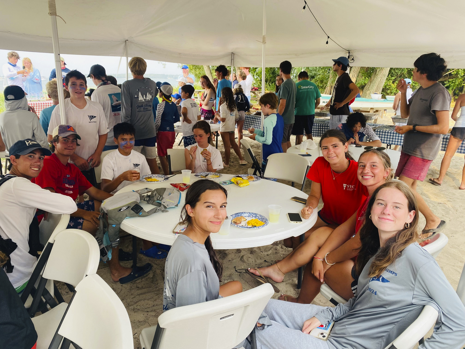 Southold Yacht Club hosted this year's PGJSA Championships on Thursday, August 15.   COURTESY SOUTHOLD YACHT CLUB