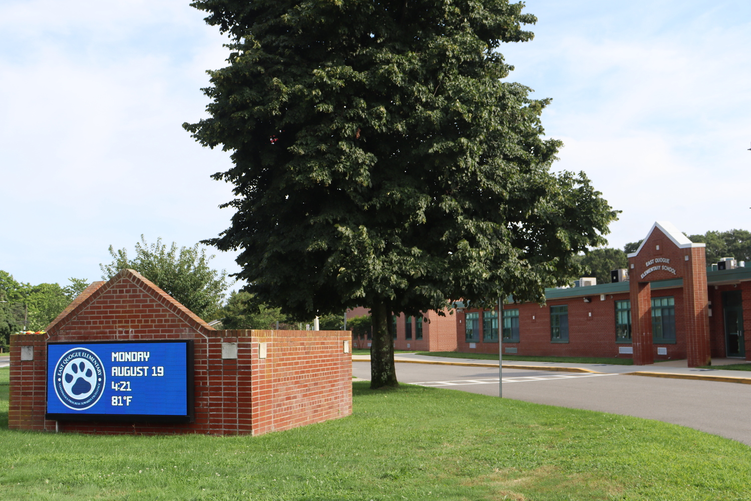 East Quogue School, which includes students in grades K through 6, will arm several of its security officers starting this school year. CAILIN RILEY