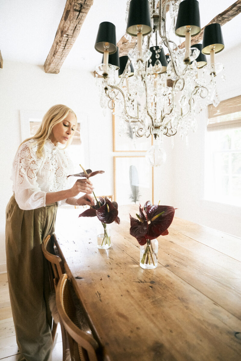 Jackie Astier in her East Hampton home. MACRAE MARRAN