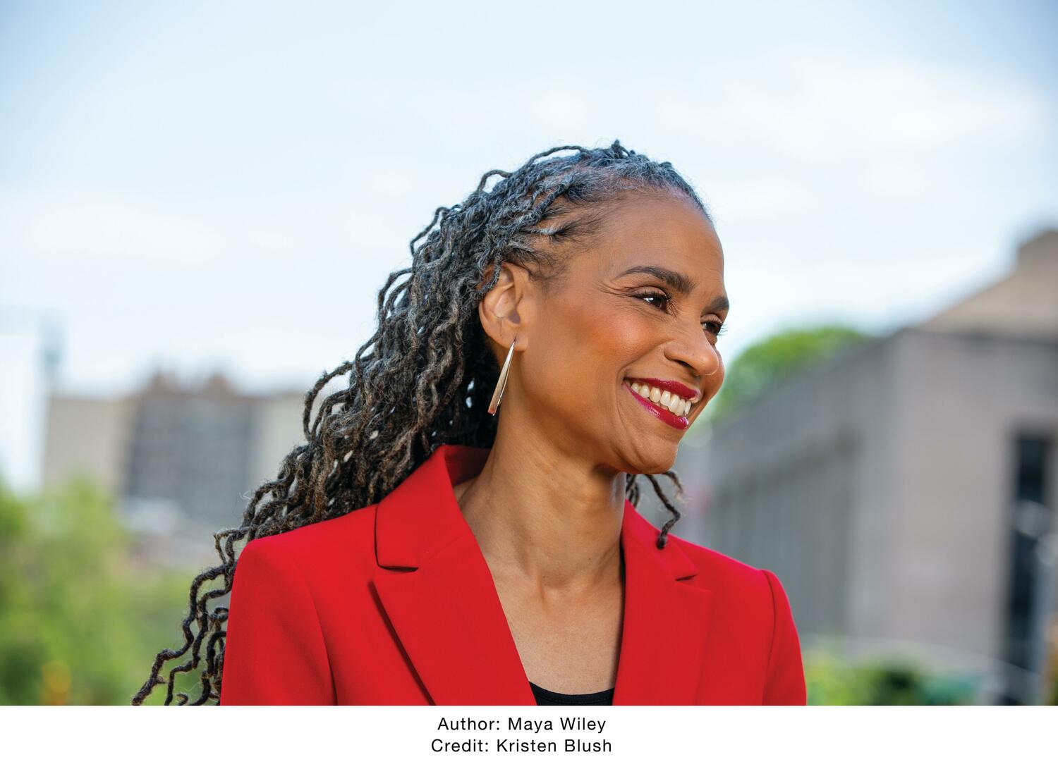 Maya Wiley, a civil rights attorney, activist and author, takes part in “Black Women, Politics, and Power” a discussion on August 31 at The Church. KRISTEN BLUSH