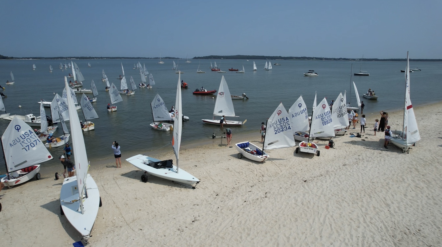 Southold Yacht Club hosted this year's PGJSA Championships on Thursday, August 15.   COURTESY SOUTHOLD YACHT CLUB