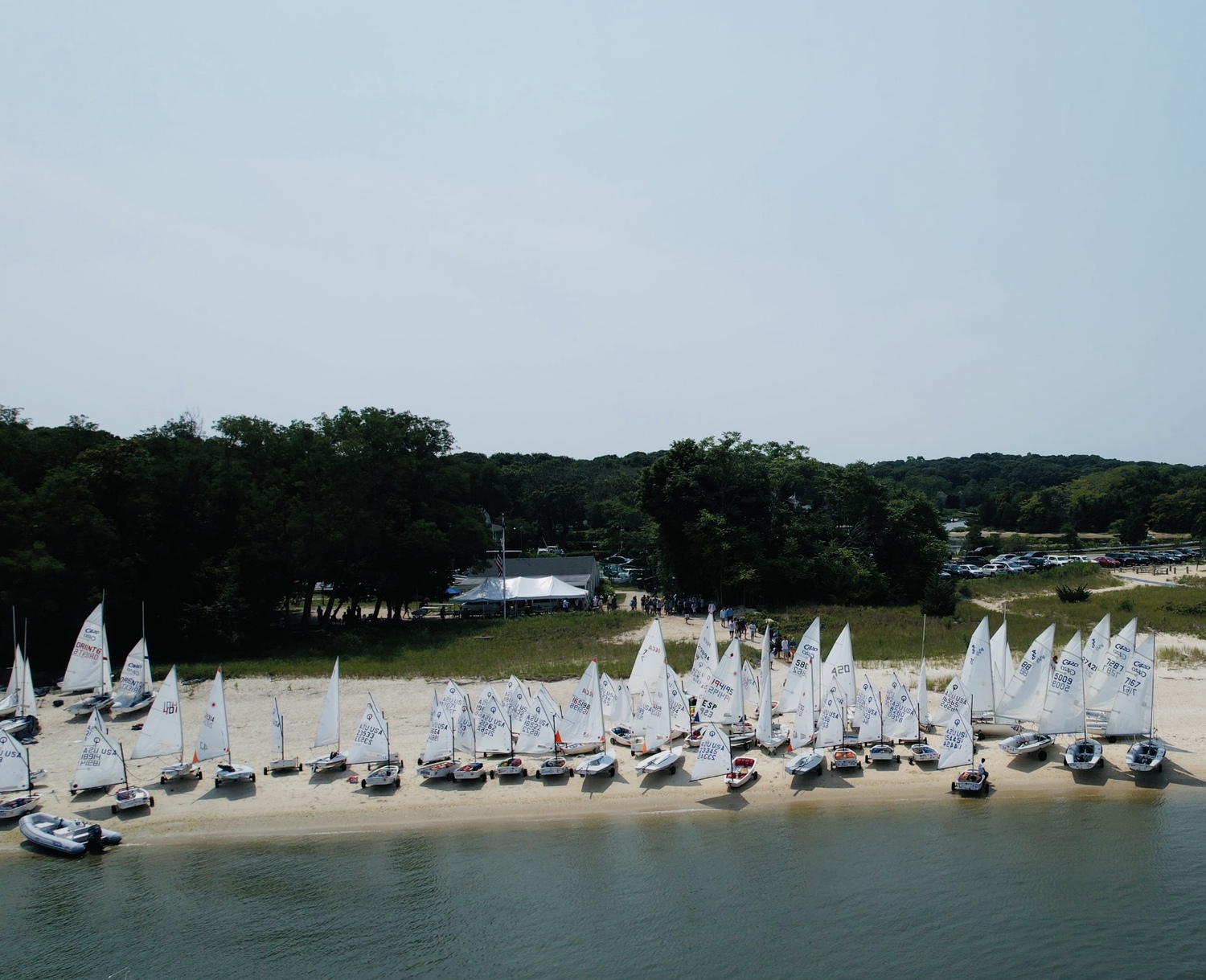 Southold Yacht Club hosted this year's PGJSA Championships on Thursday, August 15.   COURTESY SOUTHOLD YACHT CLUB