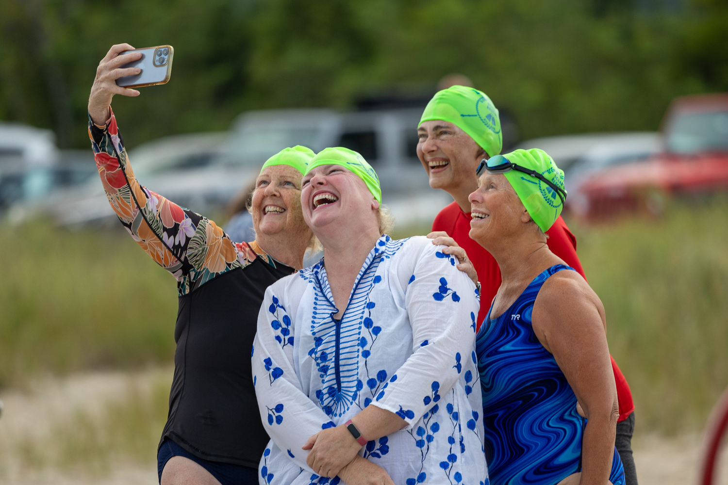 The S-mile Swim Challenge was held Saturday at Long Beach.   RON ESPOSITO