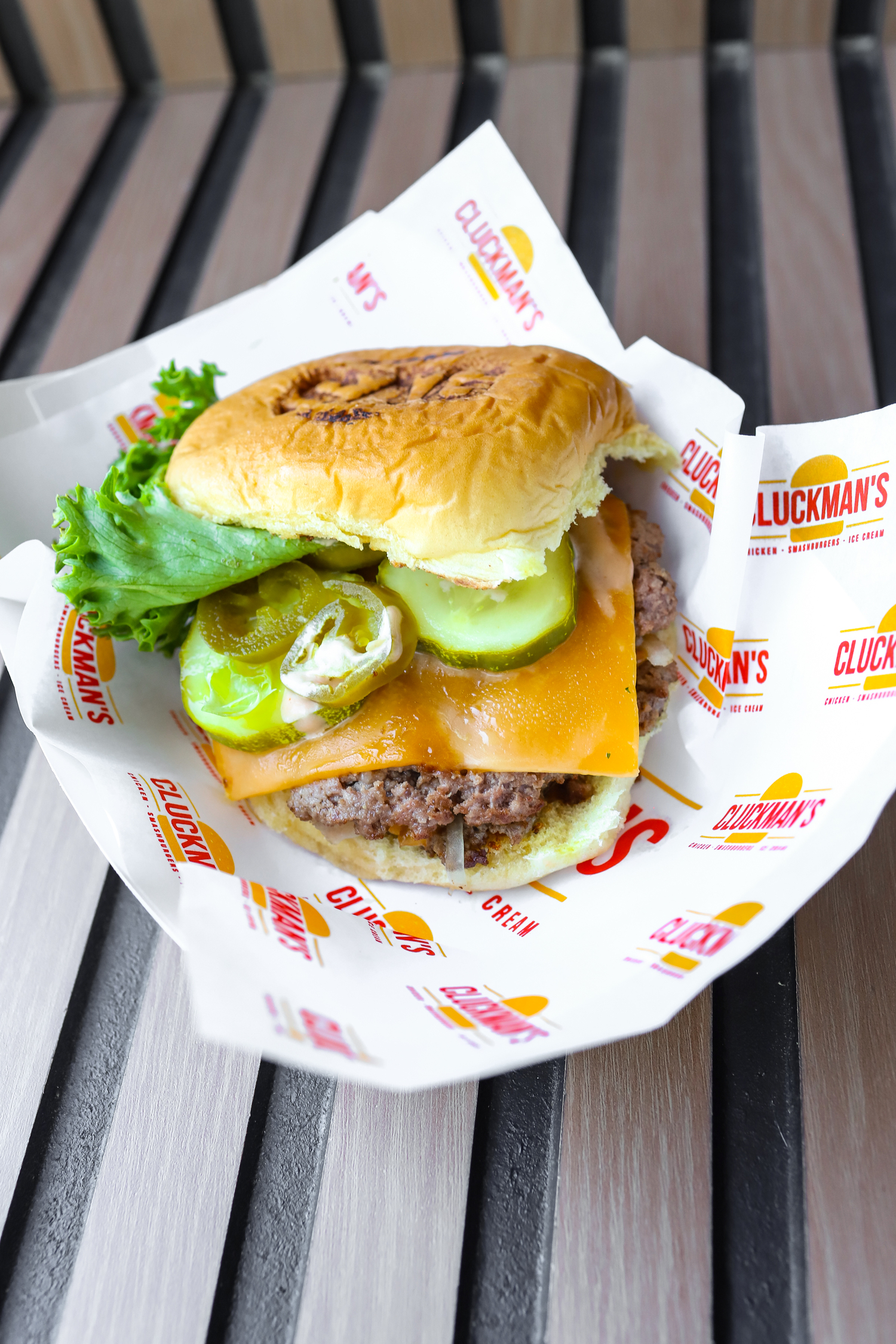 The classic Smash Burger at Cluckman's. Courtesy photo