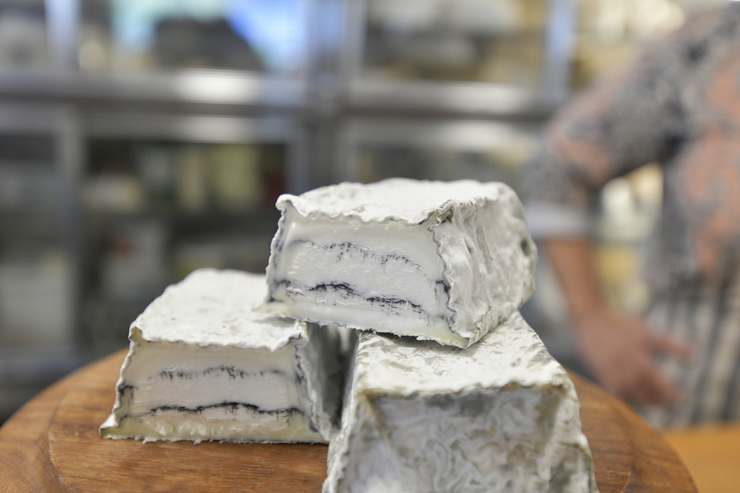 The Sofia ashed goat cheese, from Indiana.