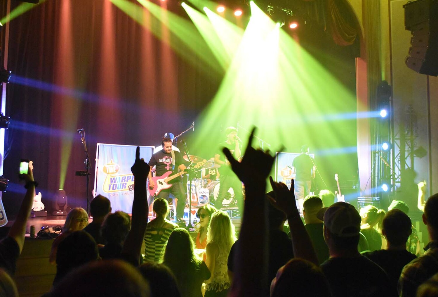 The Warped Tour Band, a tribute to emo/pop-punk, perform at The Suffolk on August 30. COURTESY THE SUFFOLK