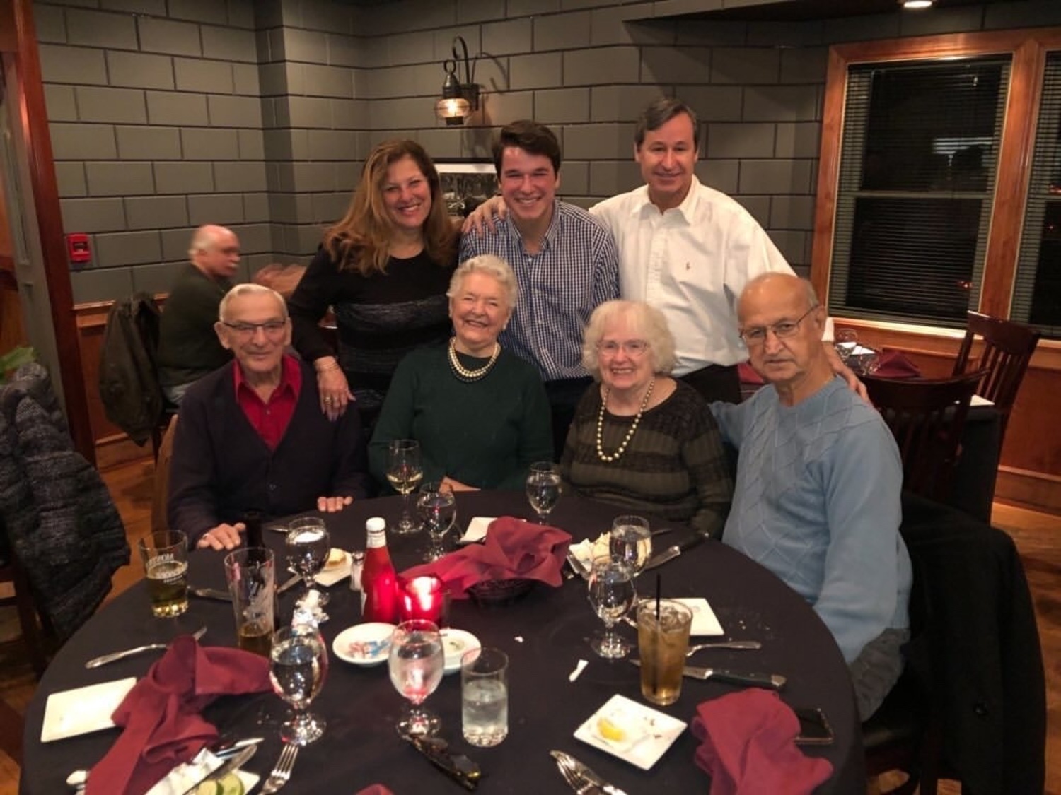 Christiaan Padavan (top row, middle) with his parents and both sets of grandparents. COURTESY CHRISTIAAN PADAVAN