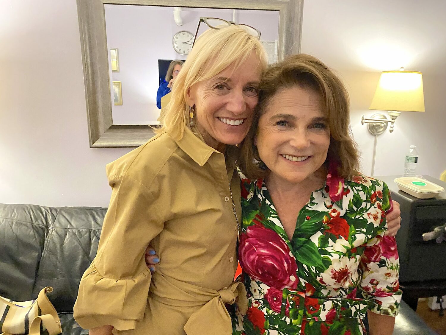 Bay Street Executive Director and co-producer Tracy Mitchell and Tovah Feldshuh. BARRY GORDIN