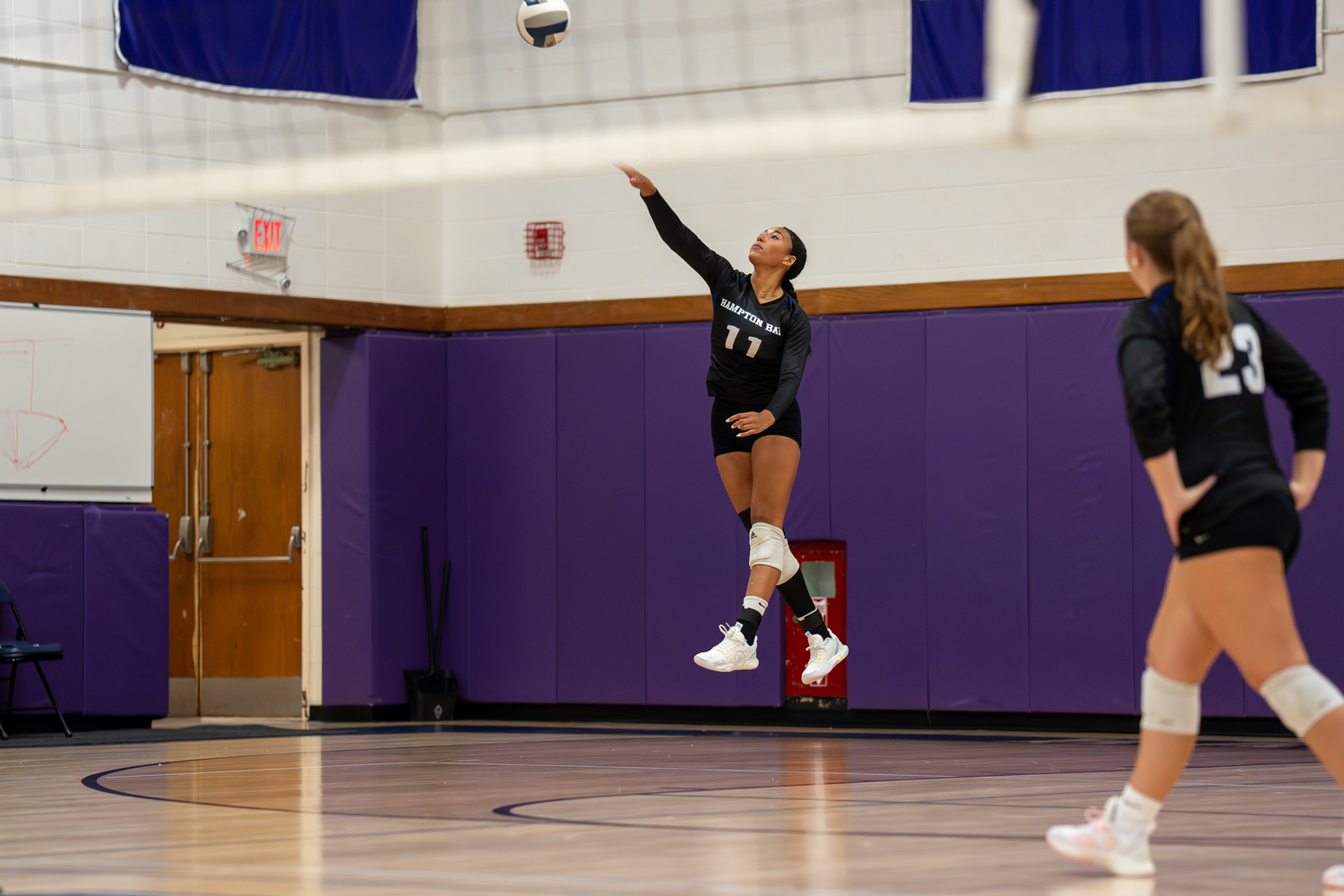 Junior middle blocker Asha Pensa-Johnson. RON ESPOSITO