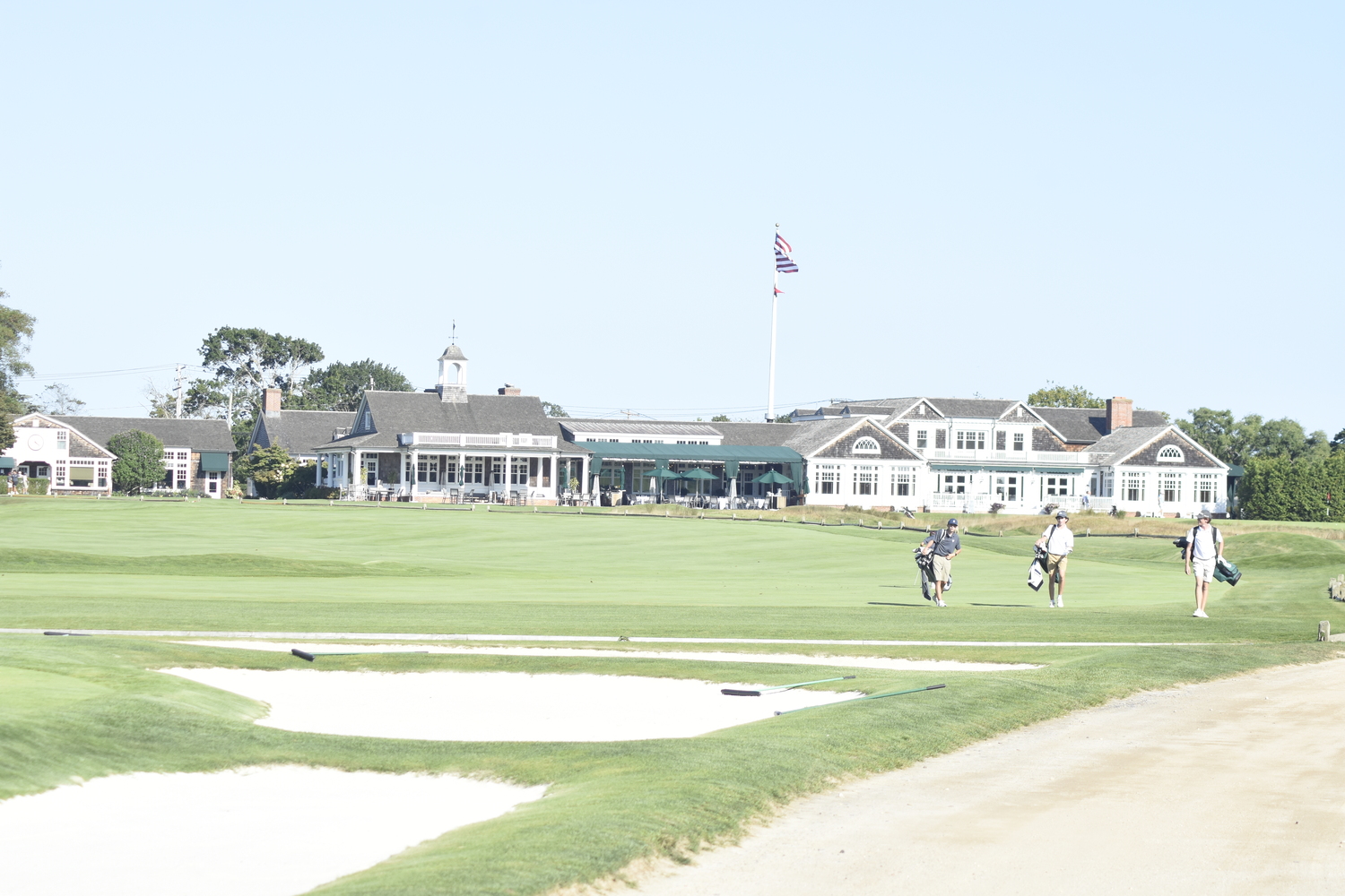 Westhampton Country Club hosted the season opener between Westhampton Beach and East Hampton on Thursday, September 5.   DREW BUDD