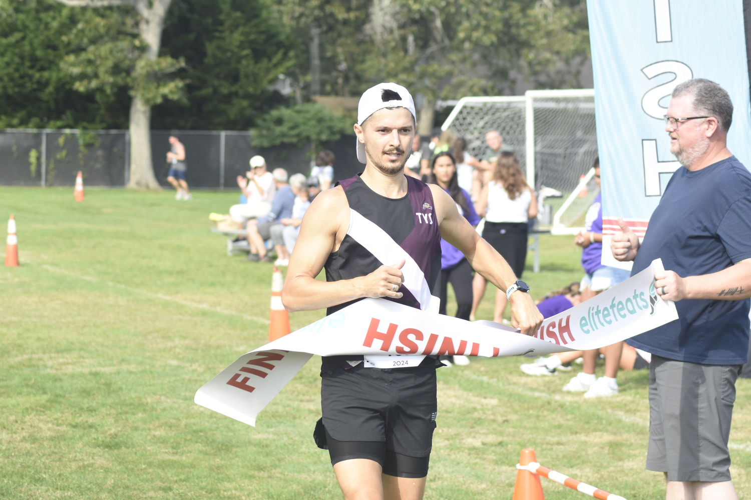 Sergey Avramenko was the overall champion of the 10K.   DREW BUDD