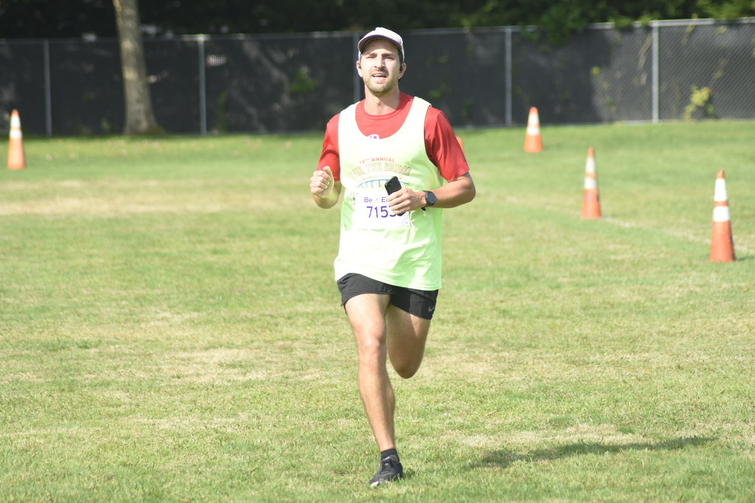 David Markey placed third among male runners.  DREW BUDD