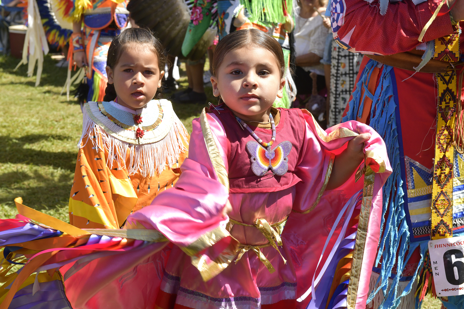 The Grand Entry of the 78th annual Shinnecock Powwow on Saturday.