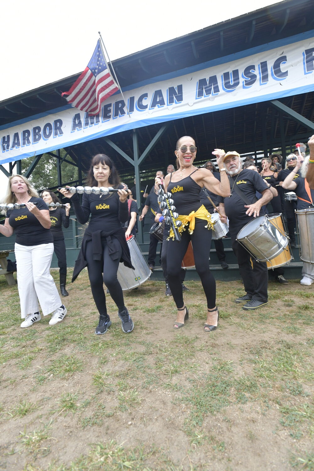 Escola de Samba BOOM open the Sag Harbor American Music Festival at Mashashimuet Park on September 26.  DANA SHAW