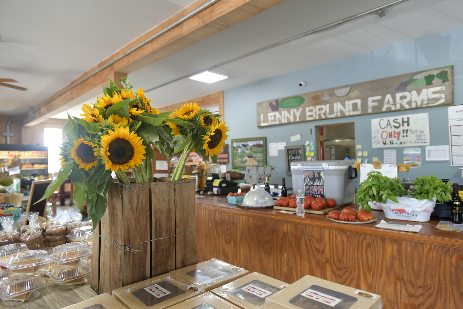 Lenny Bruno Farms in Manorville.  DANA SHAW