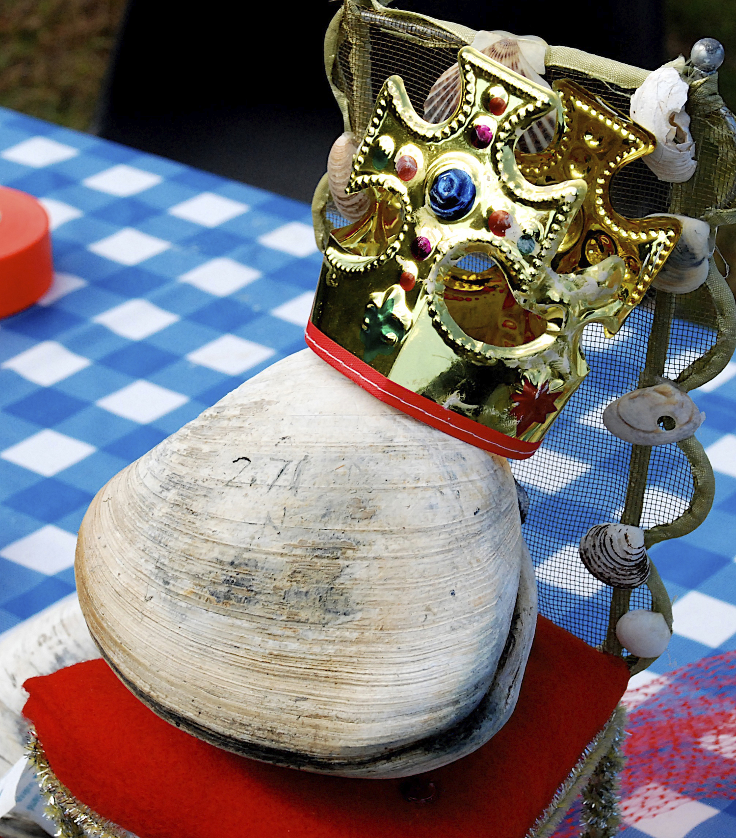 The 2022 Largest Clam Contest winner.  KYRIL BROMLEY