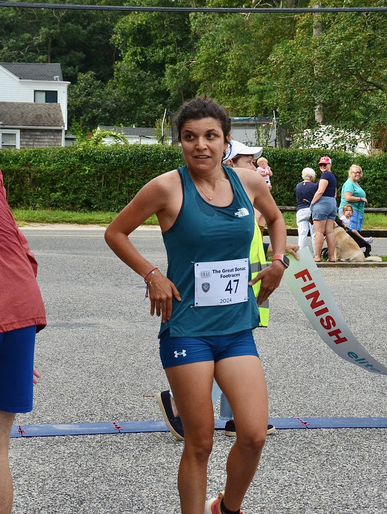 Women's 5K champion Lara Jacobs.   KYRIL BROMLEY