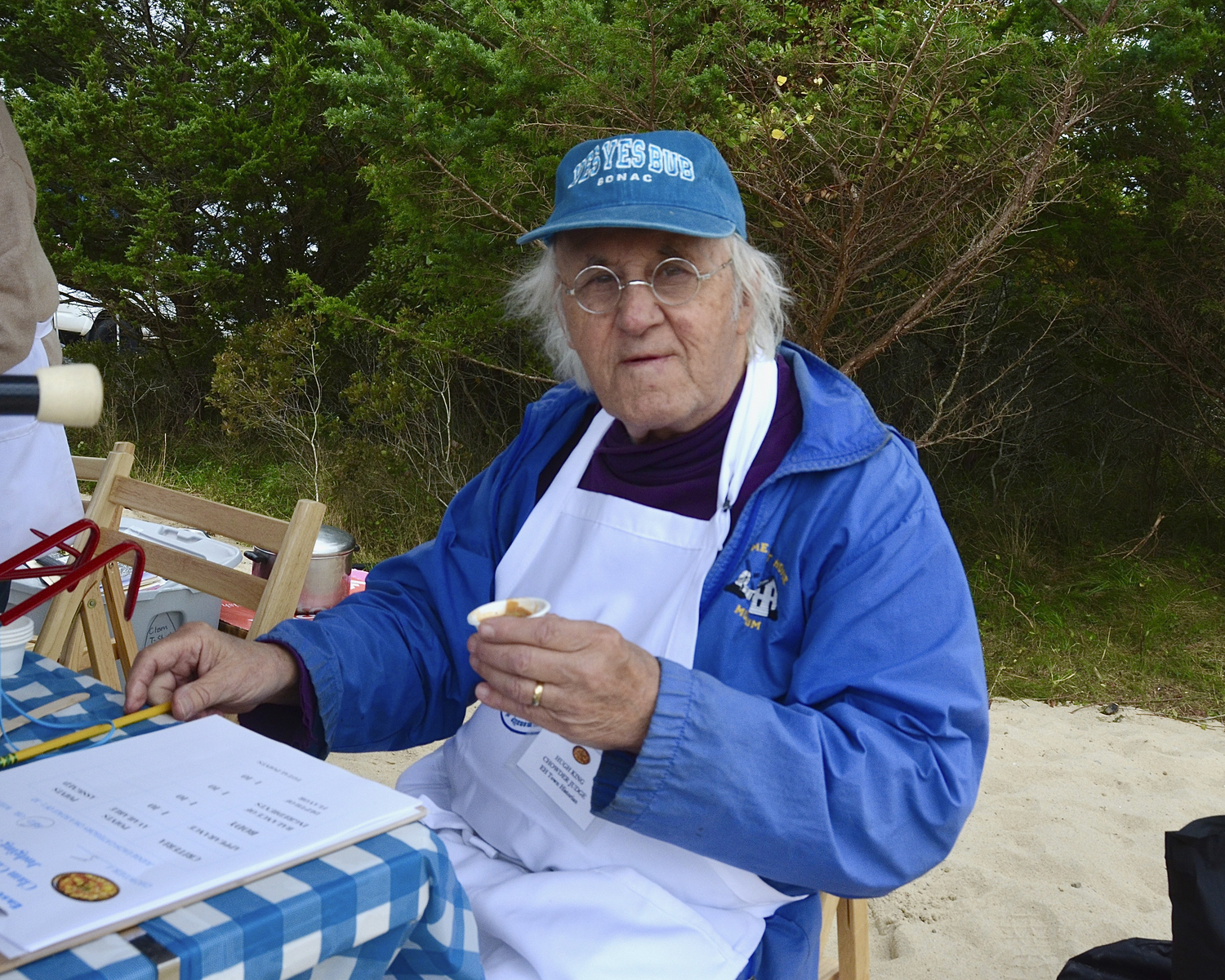 Chowder judge Hugh King.  KYRIL BROMLEY