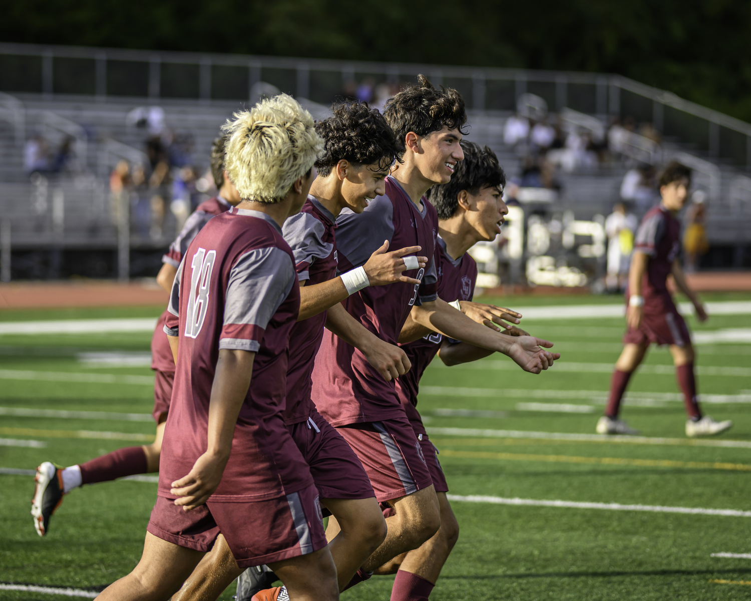 The Bonackers respond with a goal of their own after Amityville took an early 2-0 lead.  MARIANNE BARNETT