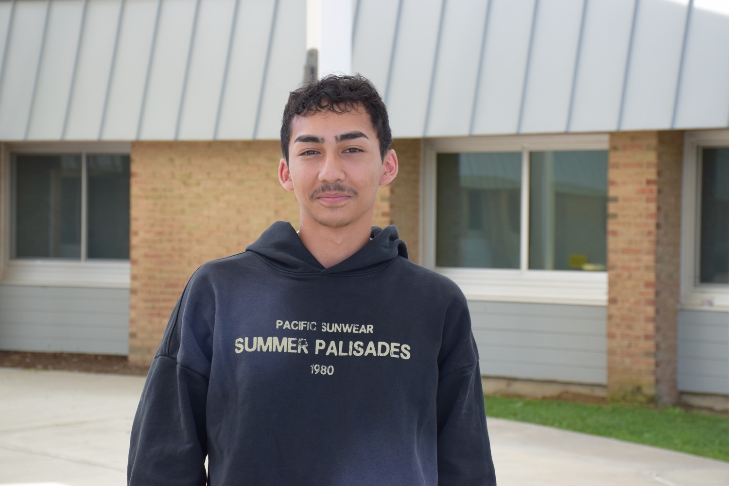 Hampton Bays High School musician Aaren Arias has been selected to perform at
the prestigious 2024 New York State School Music Association All-State Festival in
Rochester. Arias will perform with the All-State Band on trumpet. COURTESY HAMPTON BAYS SCHOOL DSITRICT