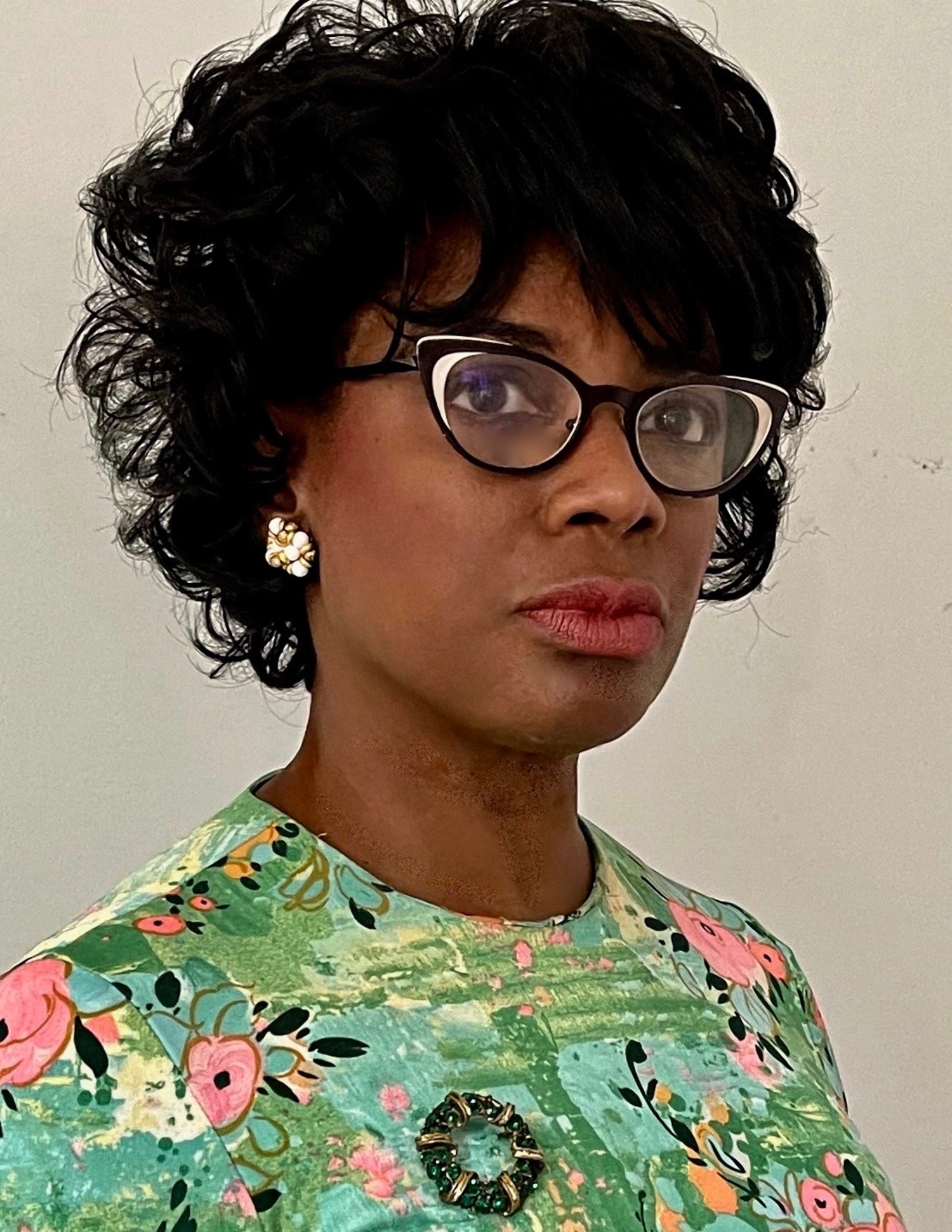 Ingrid Griffith performs her one-woman show “Shirley Chisholm: Unbossed and Unbowed” at LTV Studios on Friday, October 4. COURTESY THE ARTIST