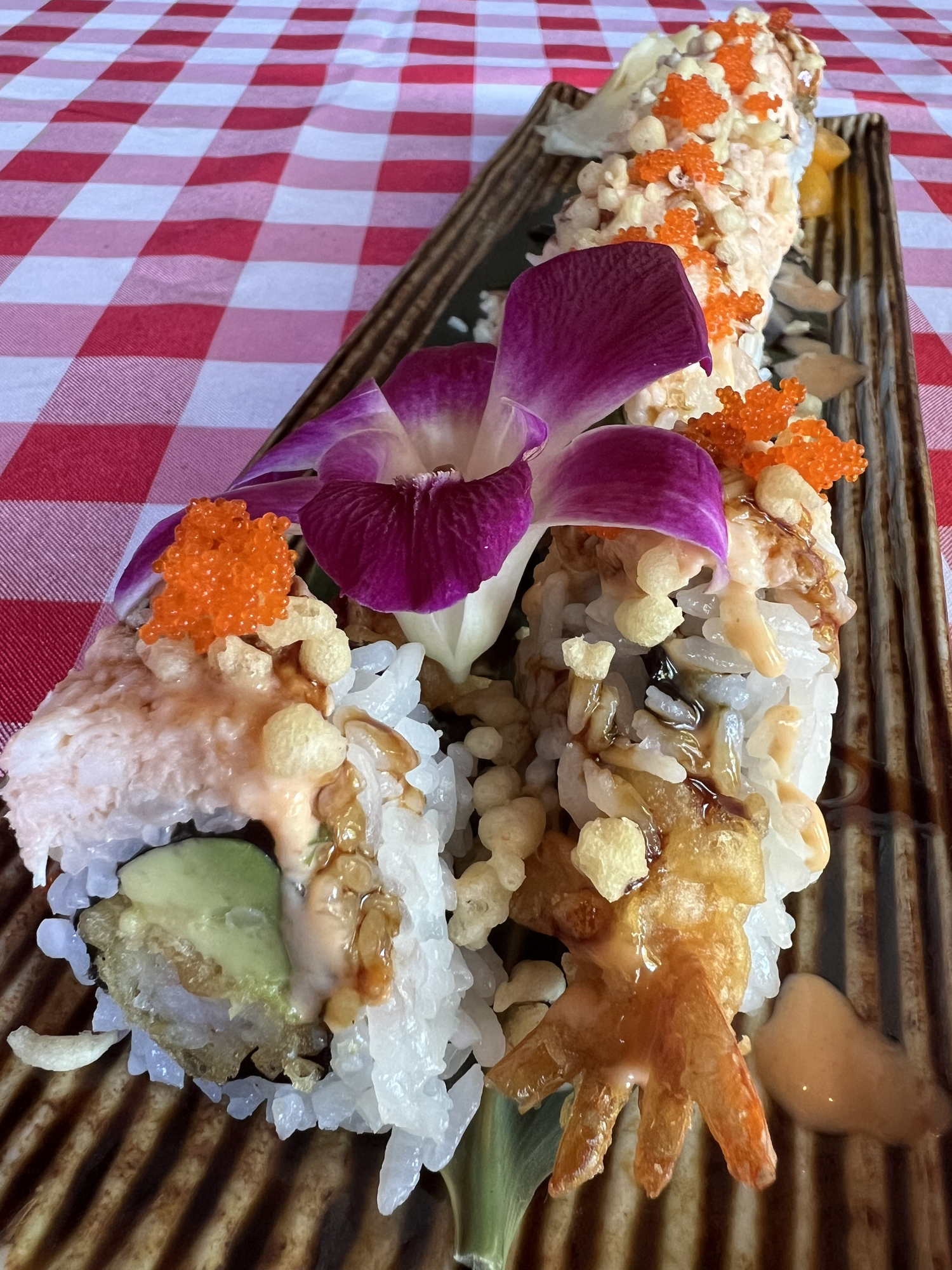 The firecracker special roll.  DANA SHAW