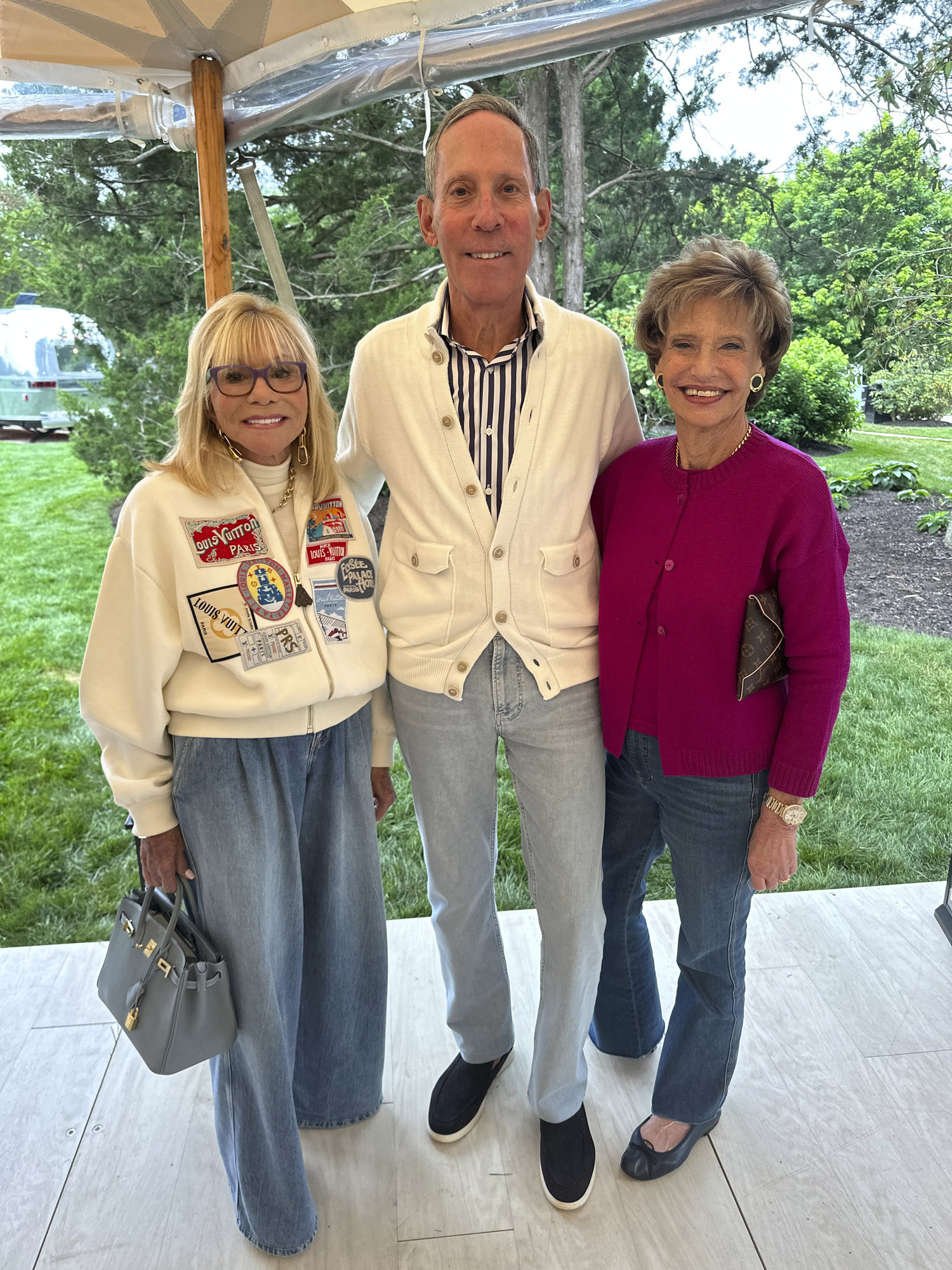 Brenda Axelrod and Bobby and Margie Emden at The Innovate cocktail party.  GREGORY D'ELIA