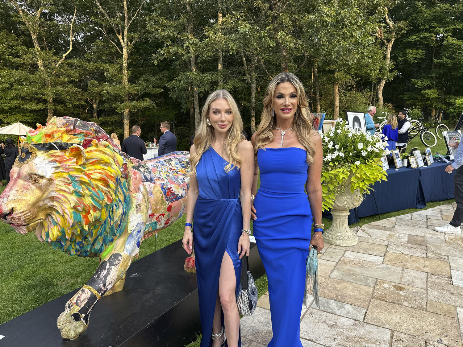 Courtney Jenkins and Martha Fain at the Footprint of Life Gala.   GREGORY D'ELIA