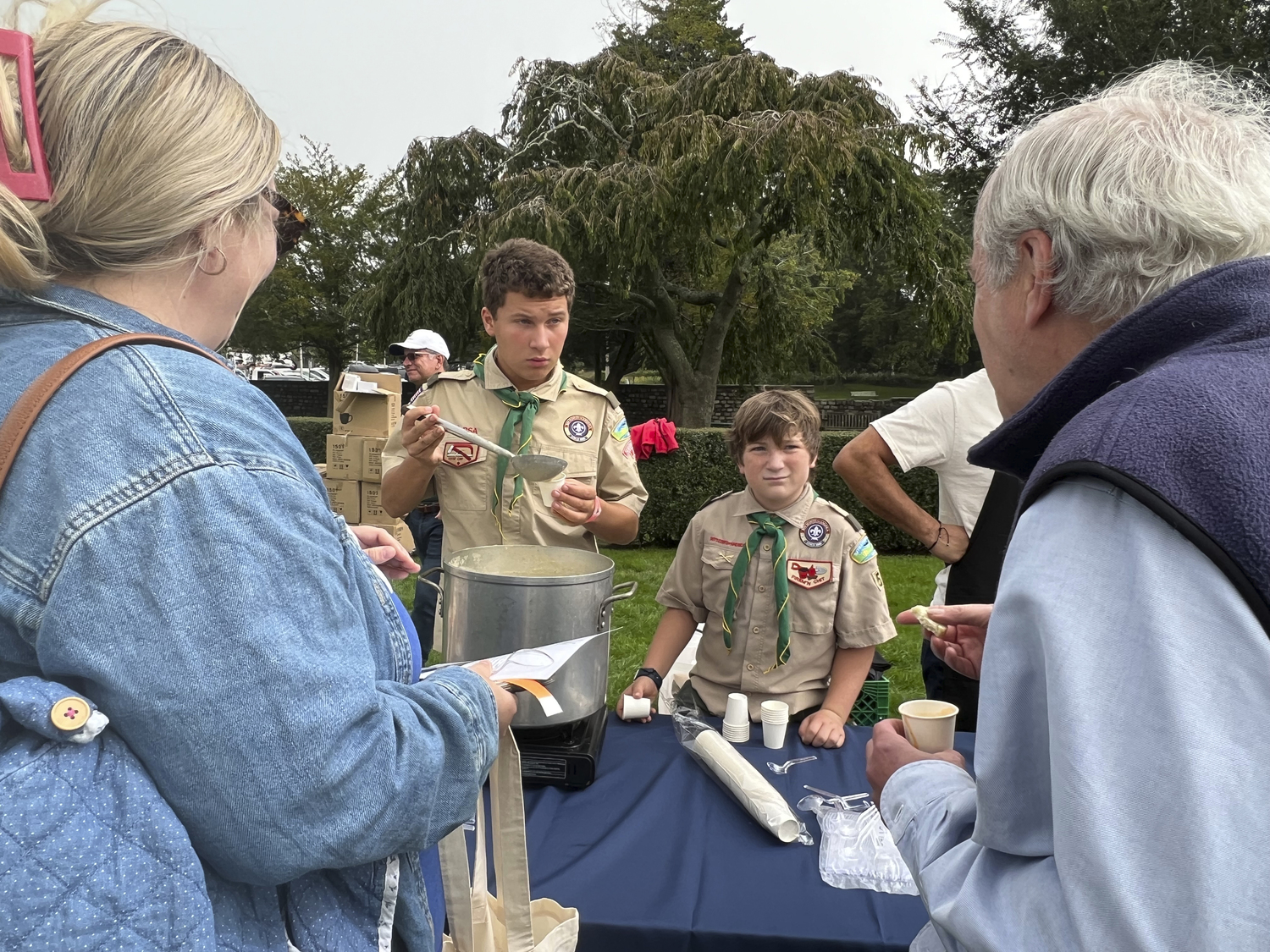 Last year's Clam Chowder Contest at Southamptonfest.  DANA SHAW