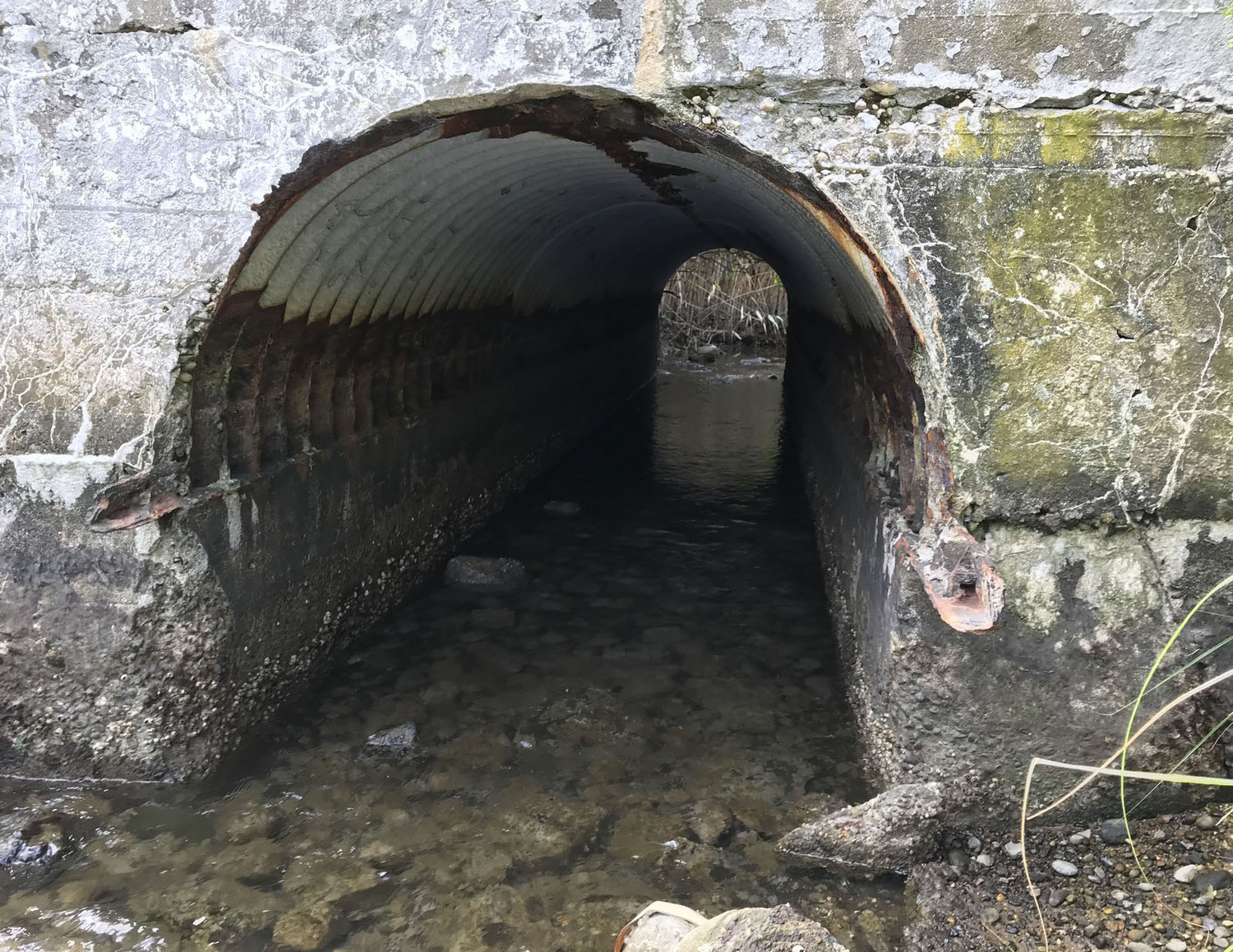 The Old Stone Highway Bridge.    COURTESY EAST HAMPTON TOWN