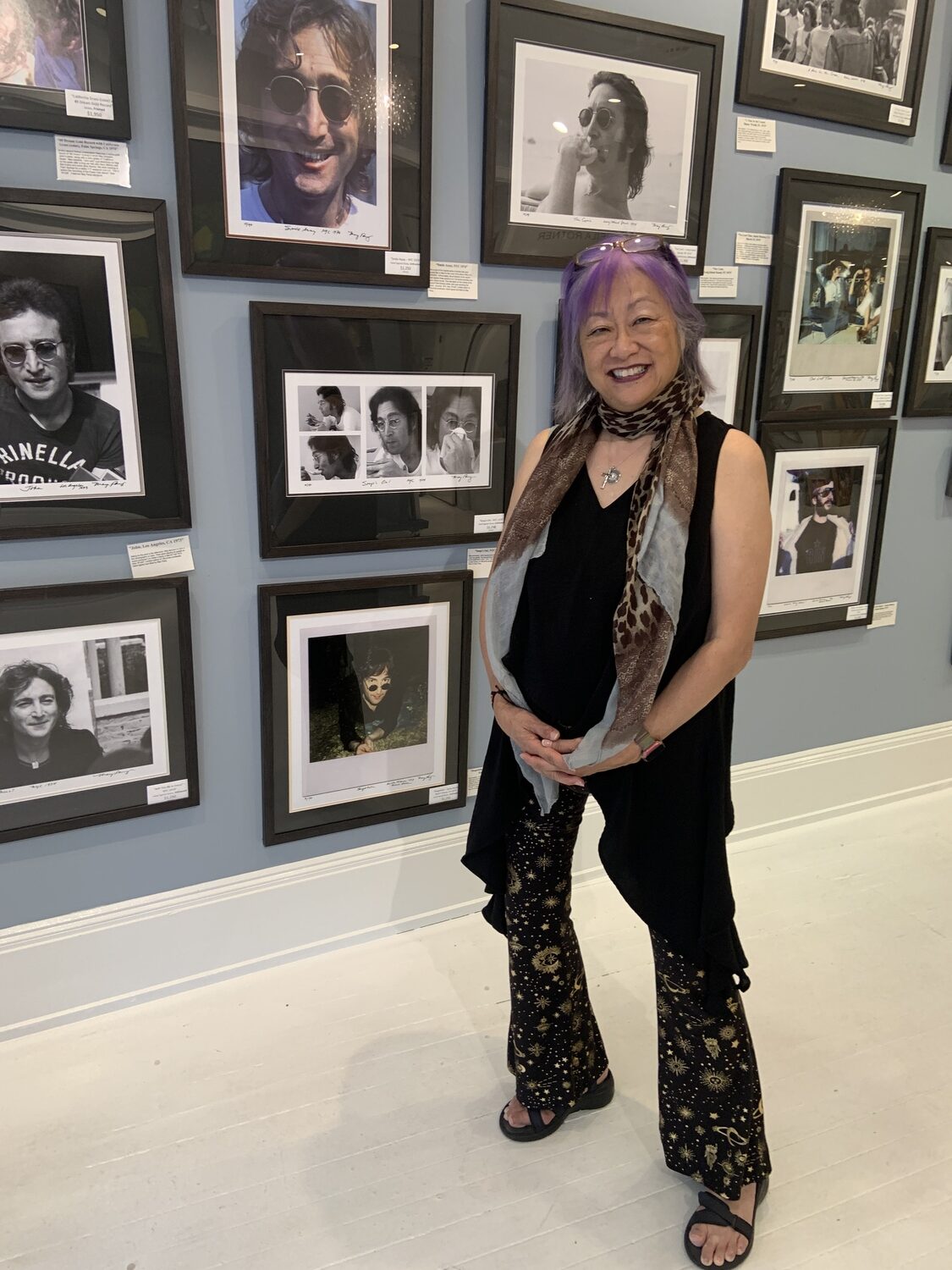 May Pang, who was John Lennon's girlfriend, during 