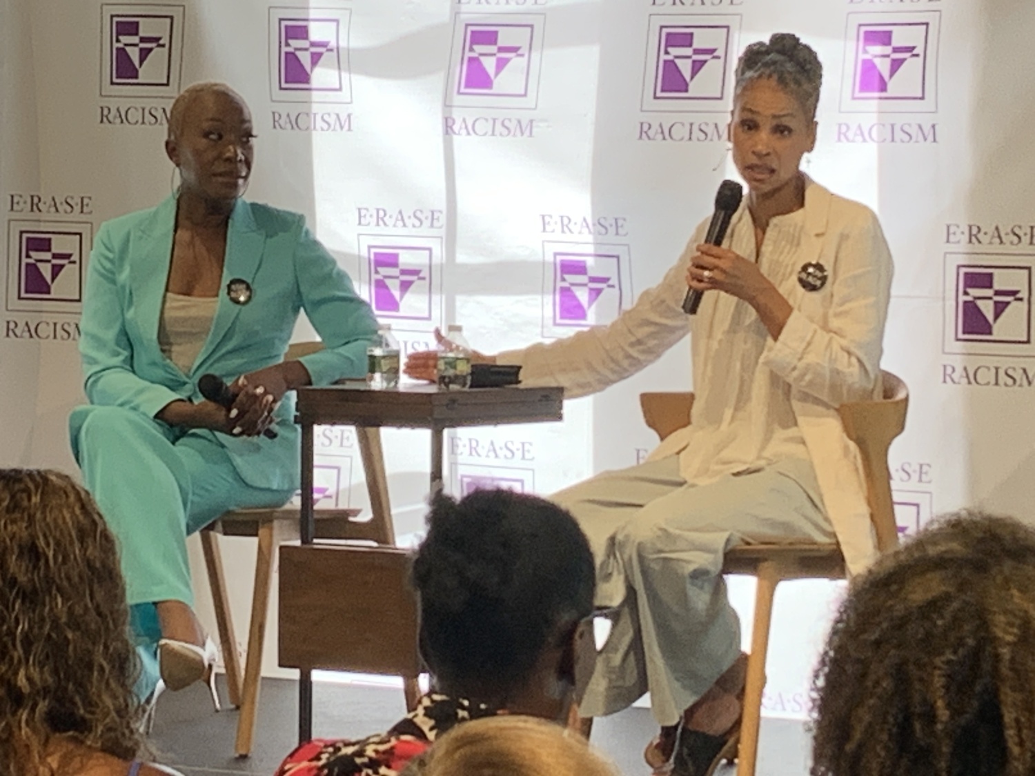 MSNBC anchor Joy-Ann Reid, left, and attorney and civil rights activist Maya Wiley discussed 