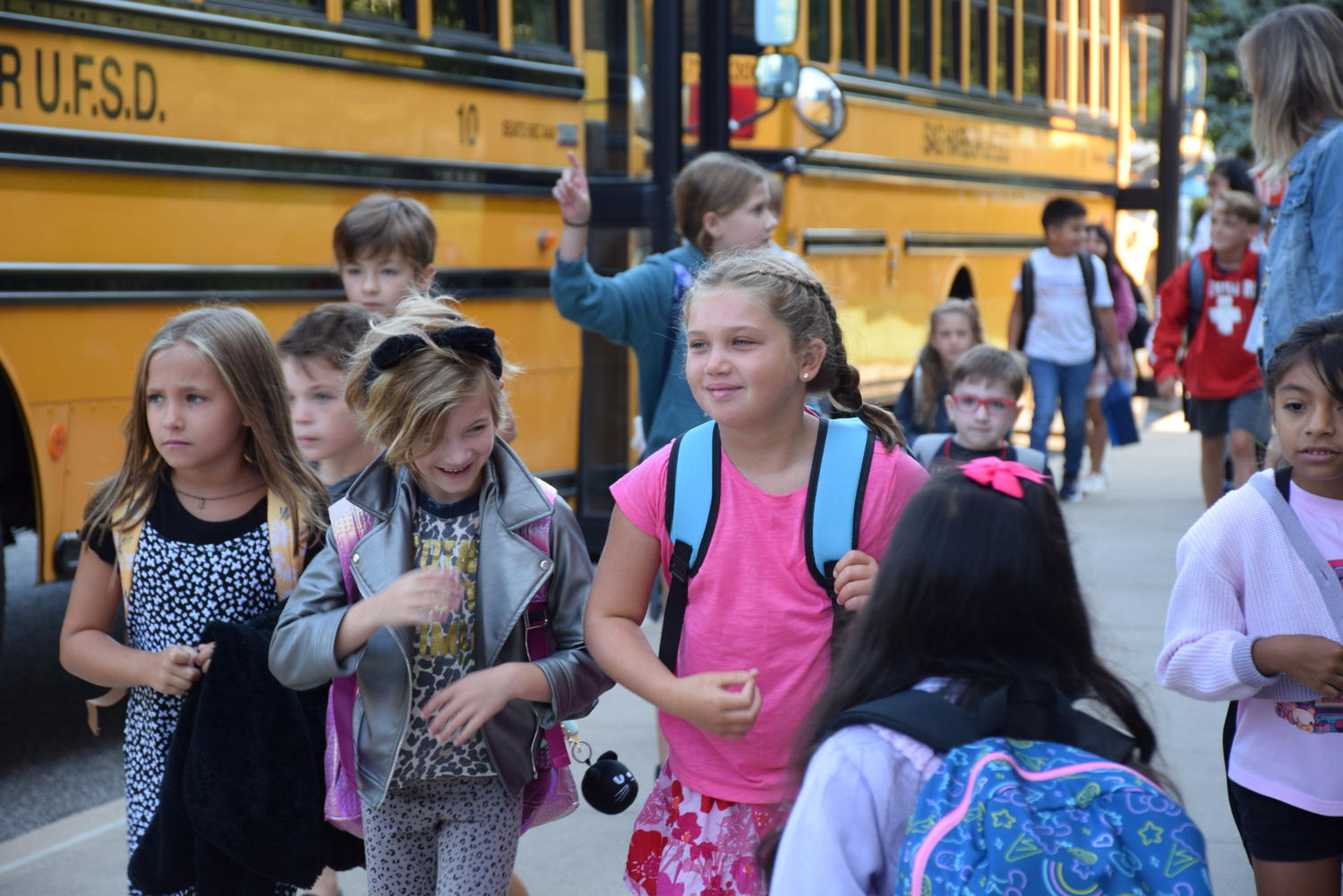 September 4 was the first day of
school for the Sag Harbor School District with students returning to the elementary school and Pierson Middle and High School. COURTESY SAG HARBOR SCHOOL DISTRICT