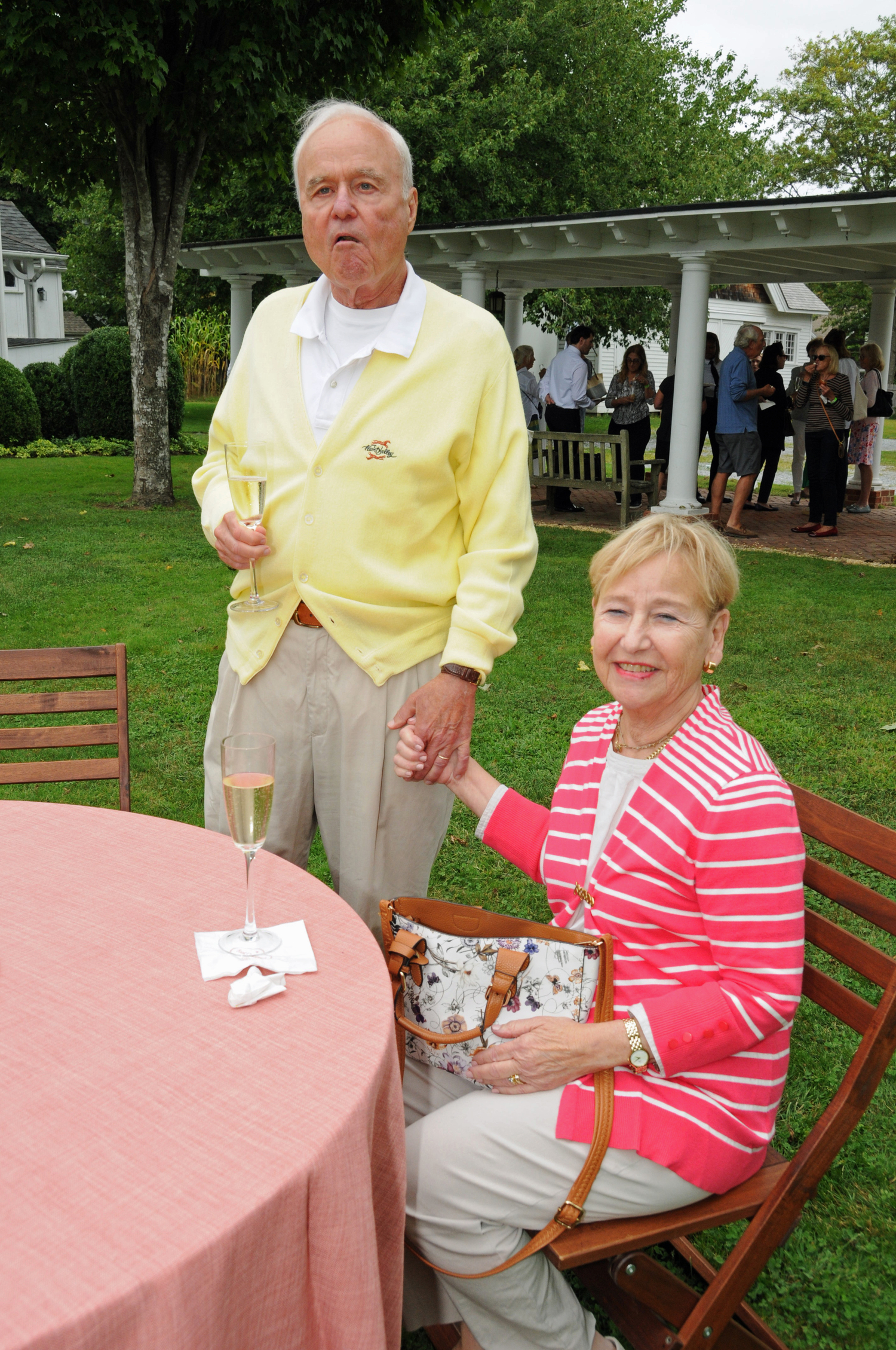 Vincent and Jacqueline Scerbinski at the Southampton History Museum's annual 