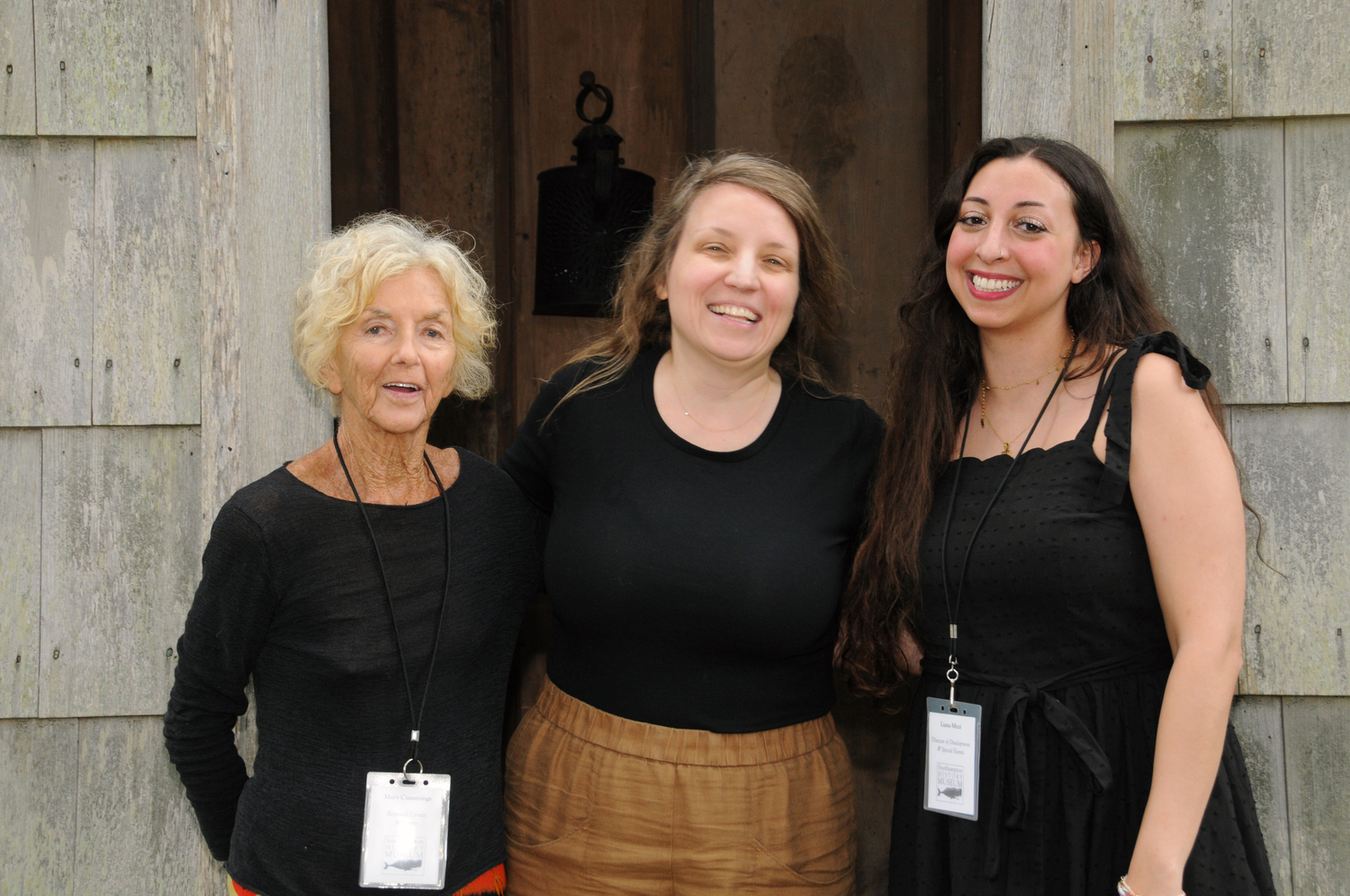 Mary Cummings, Sarah Kautz and Liana Mizzi at the Southampton History Museum's annual 