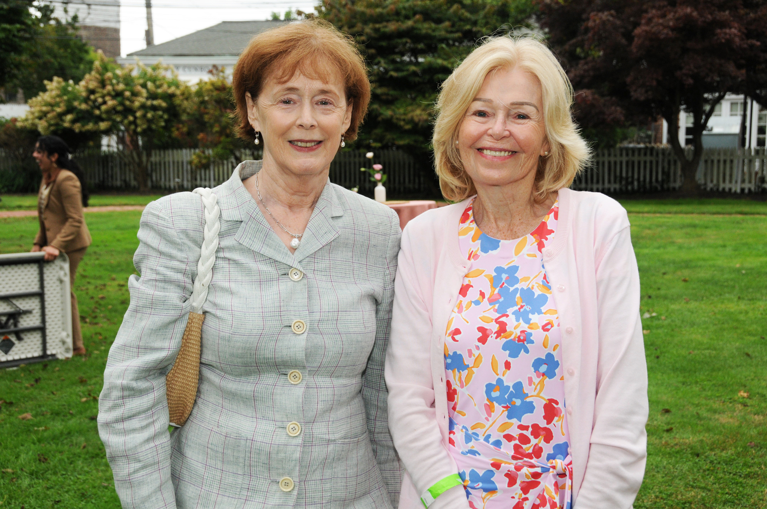 Tracey Dedrick and Catherine Cullen at the Southampton History Museum's annual 