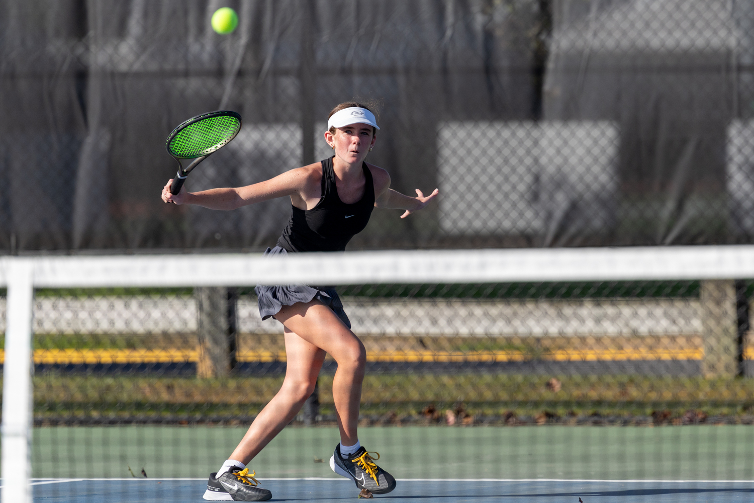 Freshman Ava Borruso slices the ball. RON ESPOSITO