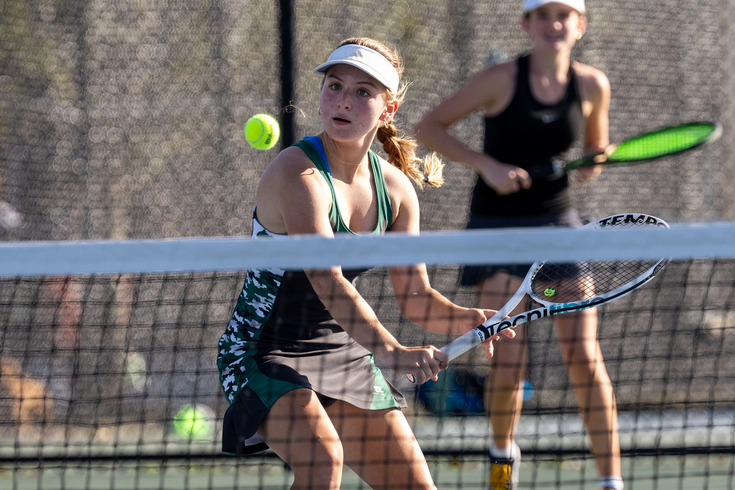 Senior Matilda Buchen takes a cut. RON ESPOSITO