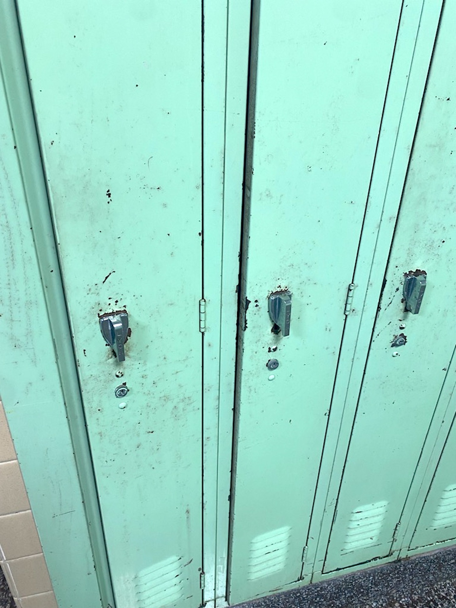 Lockers in the third and fourth/fifth grade hallways at Springs School will be replaced after approval to use money from the repair reserve fund to cover the cost of the project. SPRINGS SCHOOL