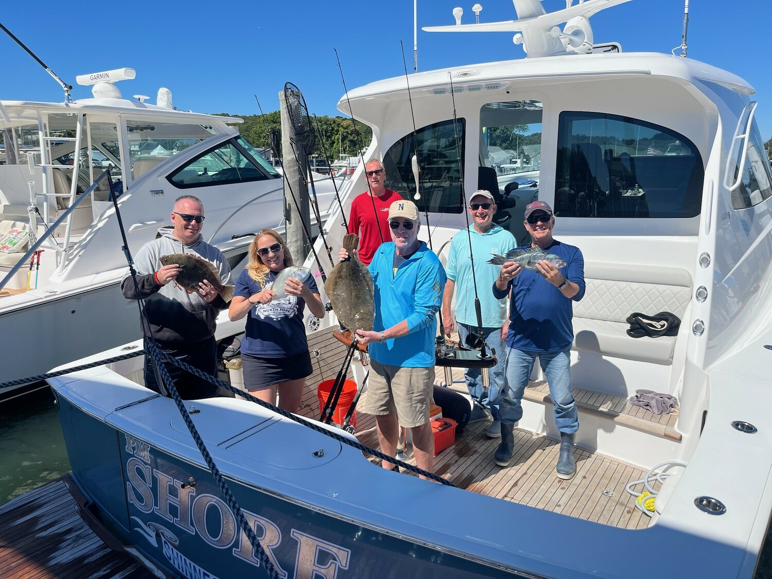 The weather was picture-perfect for the annual Take a Veteran Fishing Tournament, organized by Hampton Watercraft & Marine. COURTESY HAMPTON WATERCRAFT & MARINE