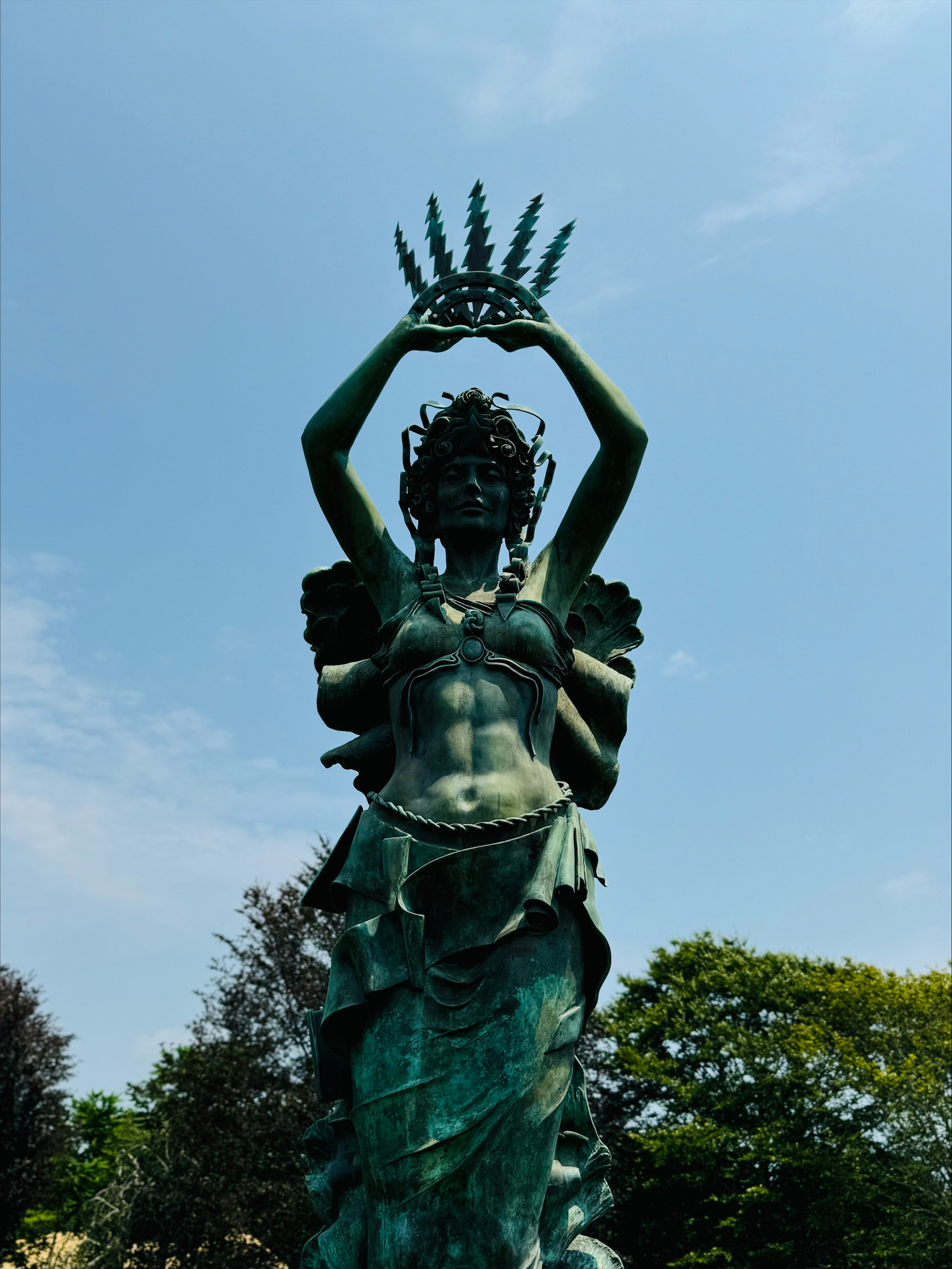 A view of the Sagaponack Sculpture Field, gift of Louis K and Susan Pear Meisel. COURTESY PARRISH ART MUSEUM