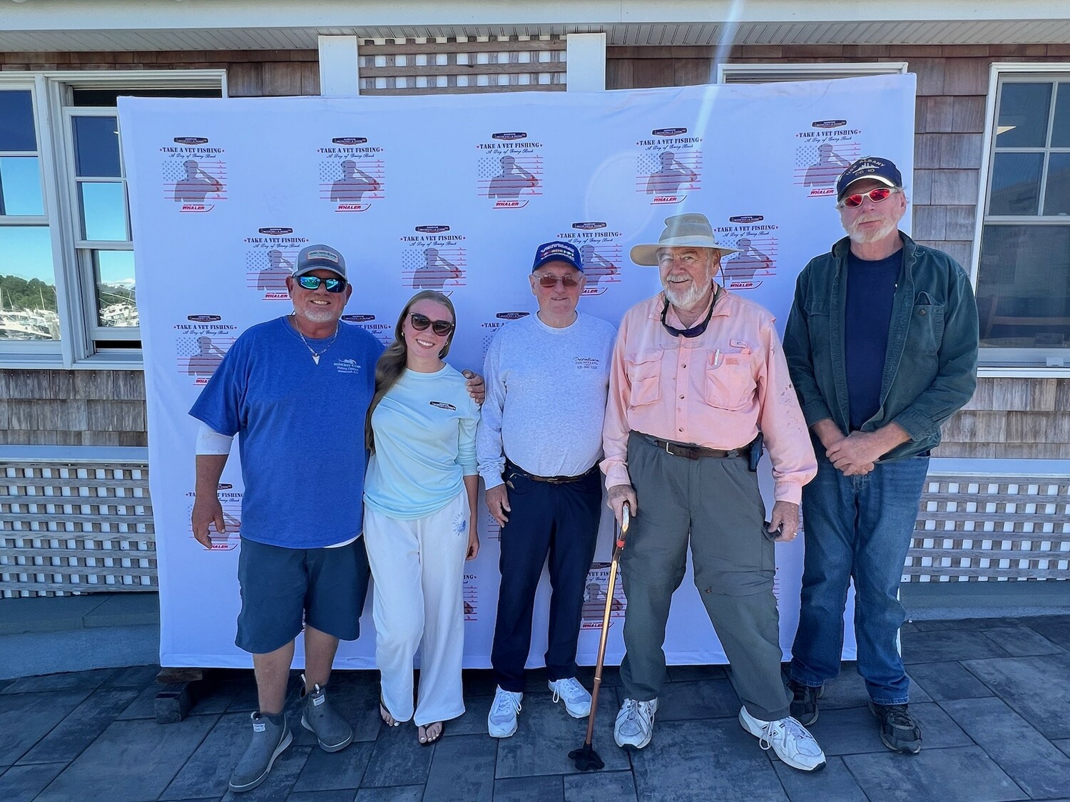 The weather was picture-perfect for the annual Take a Veteran Fishing Tournament, organized by Hampton Watercraft & Marine. COURTESY HAMPTON WATERCRAFT & MARINE