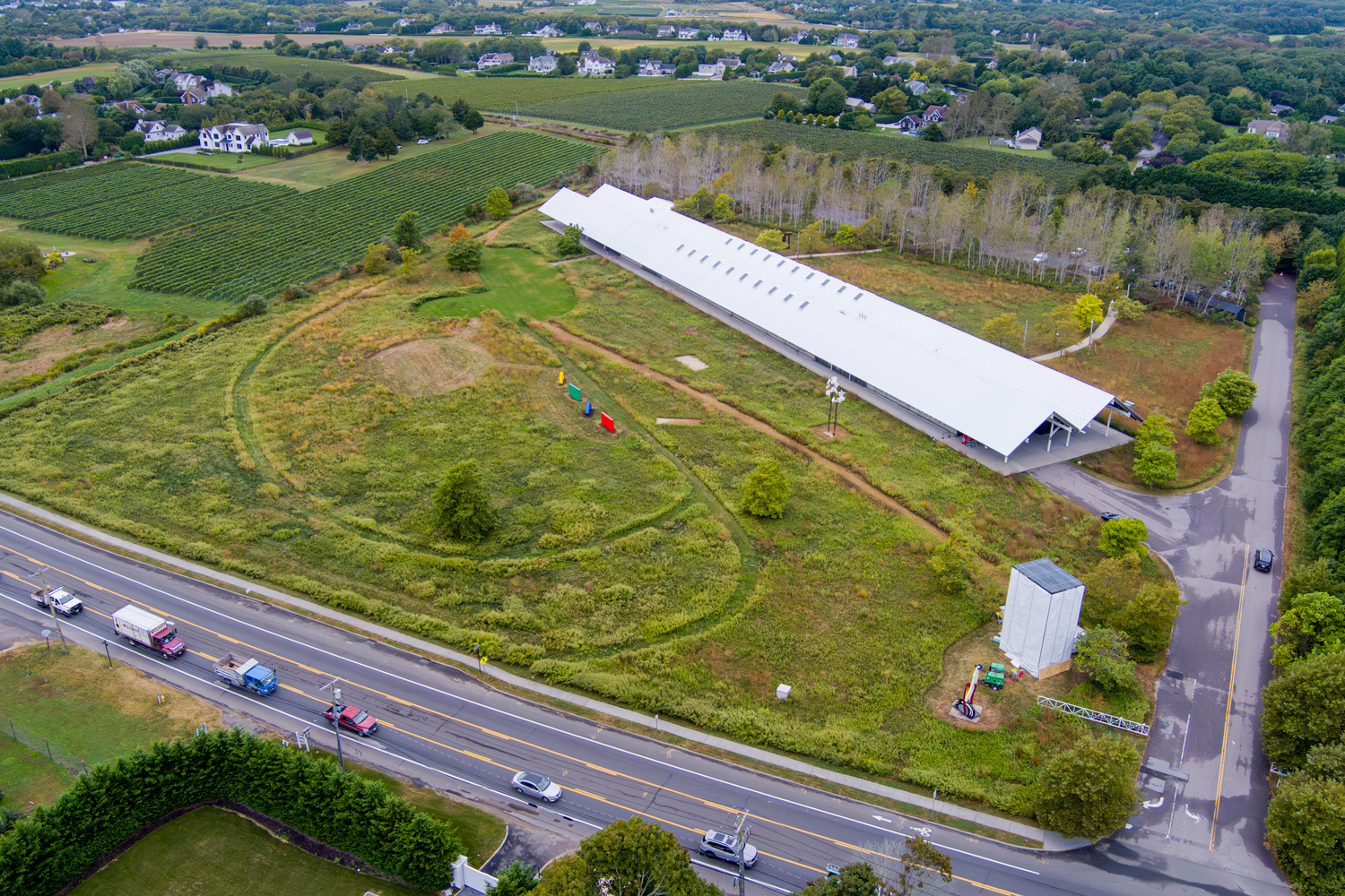 On Friday, September 27, renowned environmental artist Alan Sonfist, accompanied by students from the Hayground School, officially kicked-off his latest site-specific installation, Celestial Meadow, at the Parrish Art Museum.    VISION MAKERS PRODUCTIONS INC.