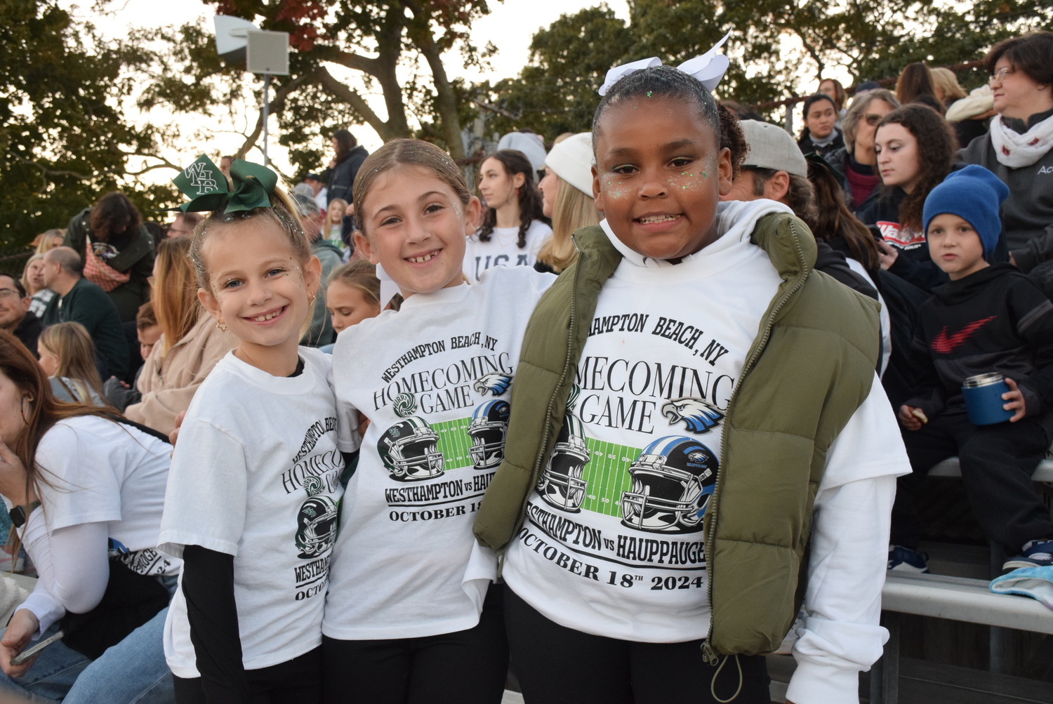 Hurricanes fans filled the stands at homecoming on October 18.  COURTESY WESTHAMPTON BEACH SCHOOL DISTRICT