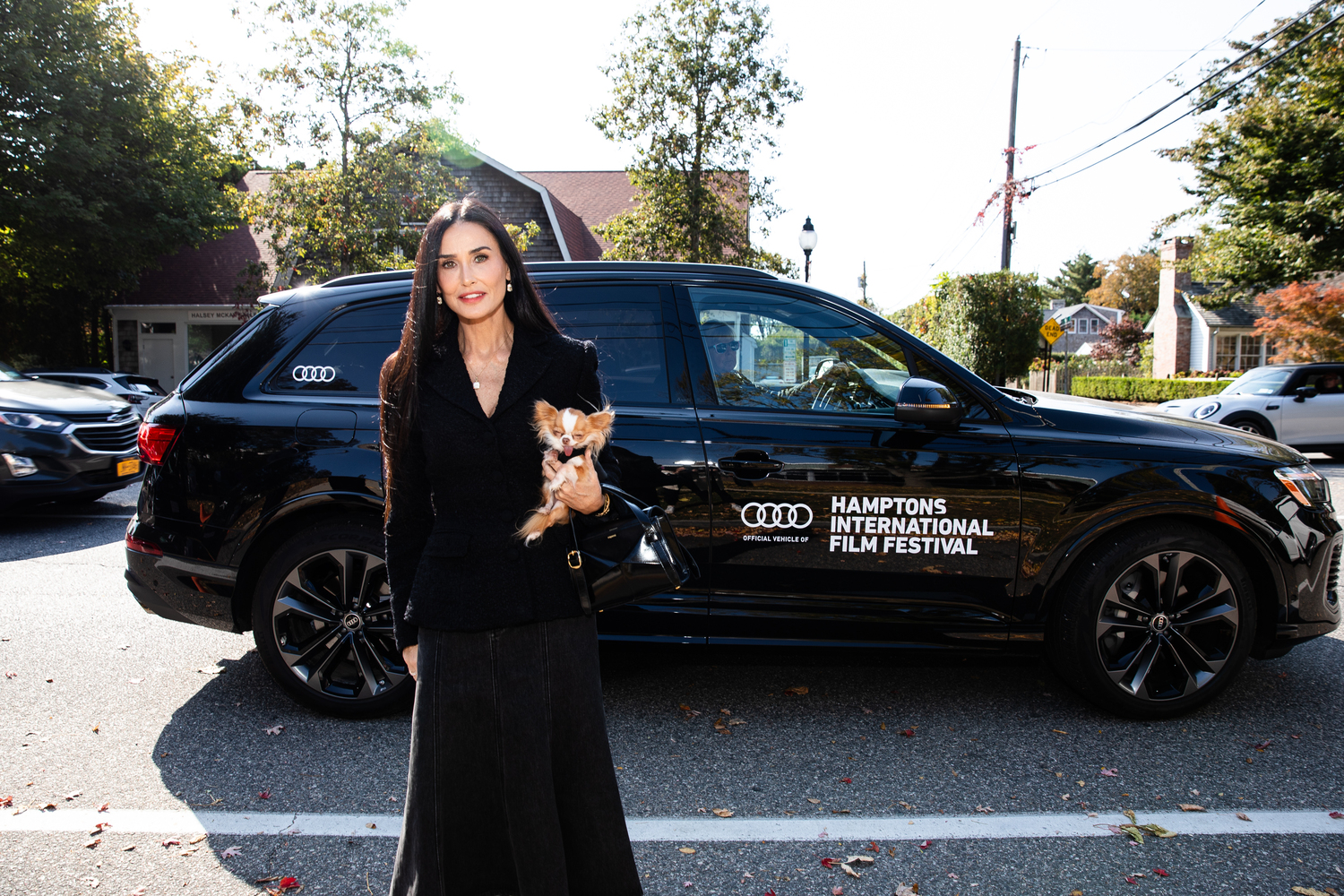 Demi Moore was honored with Career Achievement in Acting award at the 32nd Annual Hamptons International Film Festival. JESS DALENE/HAMPTONSFILM