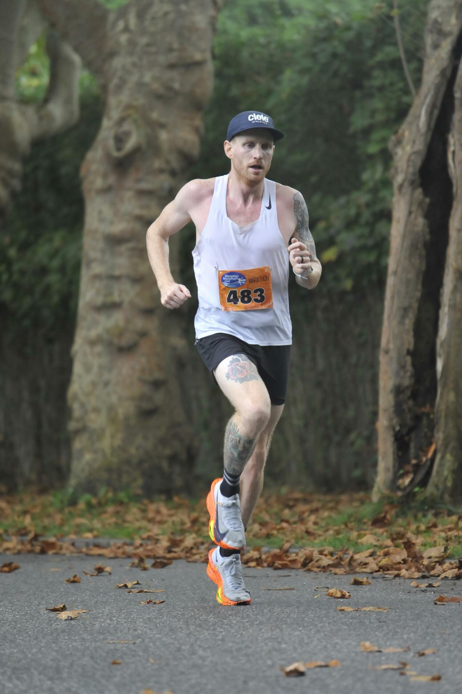 Brian O'Gorman was the champion of this year's Hamptons Marathon.   COURTESY CAPSTONE EVENT GROUP