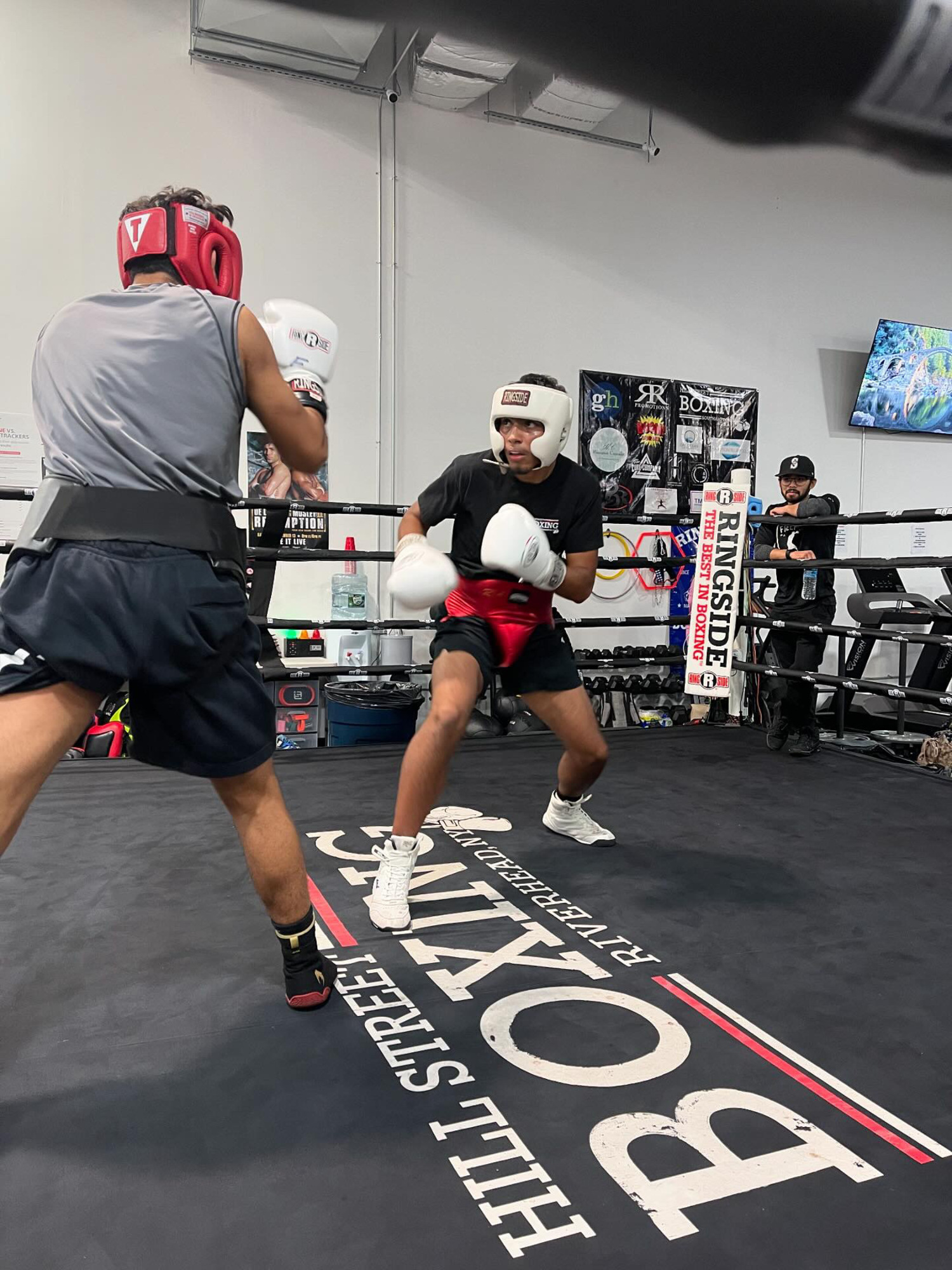 Chris Atancuri working out at Hill Street Boxing in Southampton. COURTESY CHRIS ATANCURI