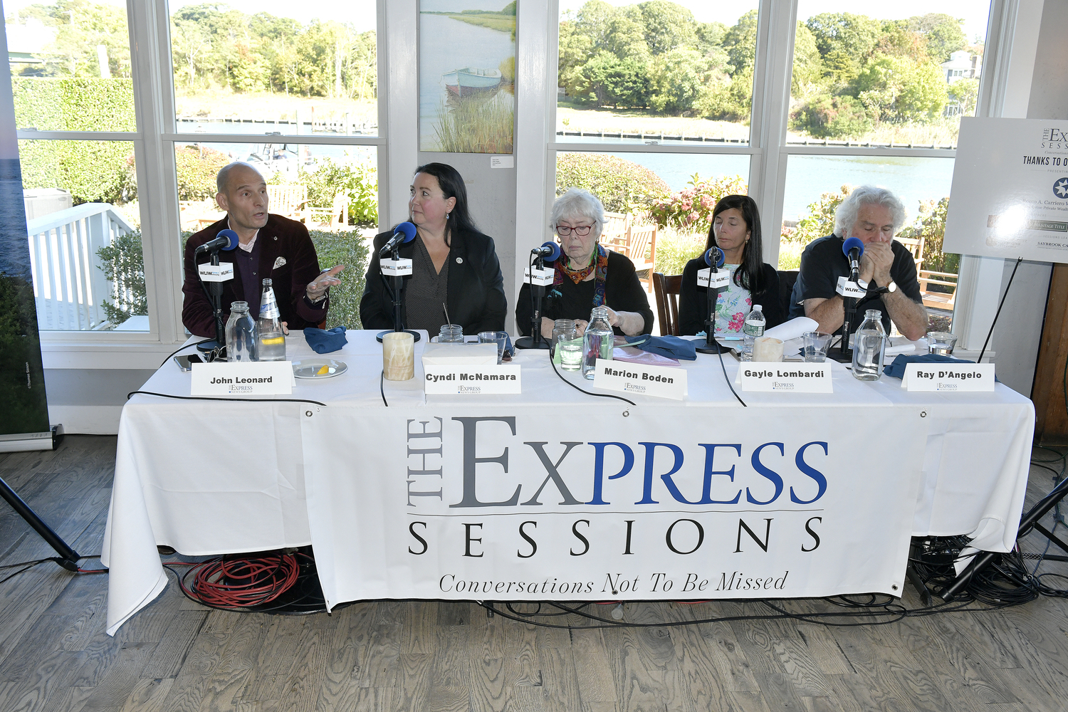 The panelists at the Express Session event, 